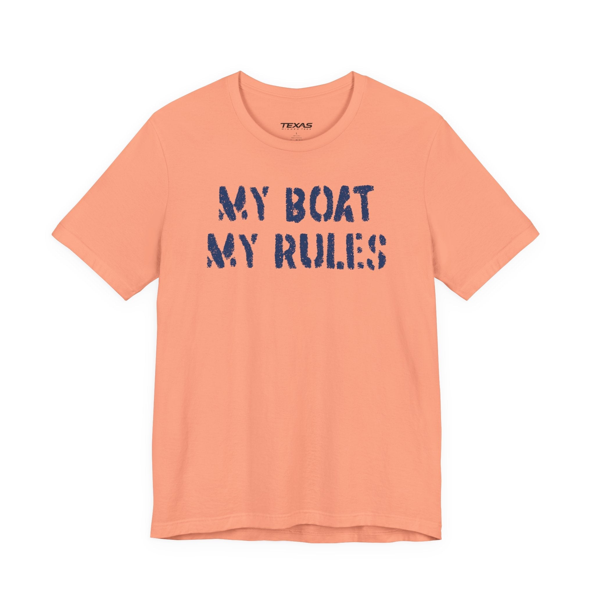 My Boat My Rules — Unisex Cotton Tee