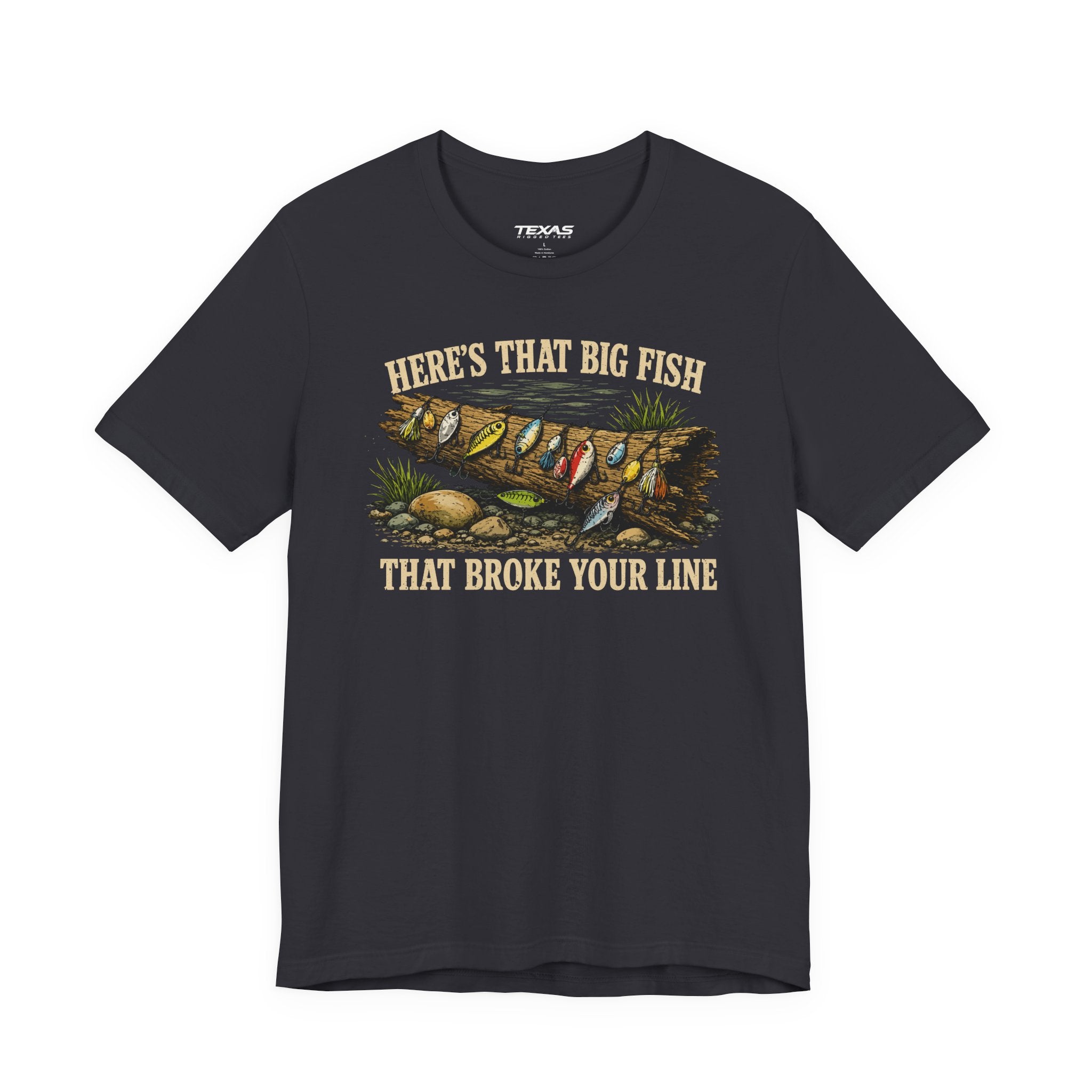 Here’s That Big Fish That Broke Your Line — Unisex Cotton Tee