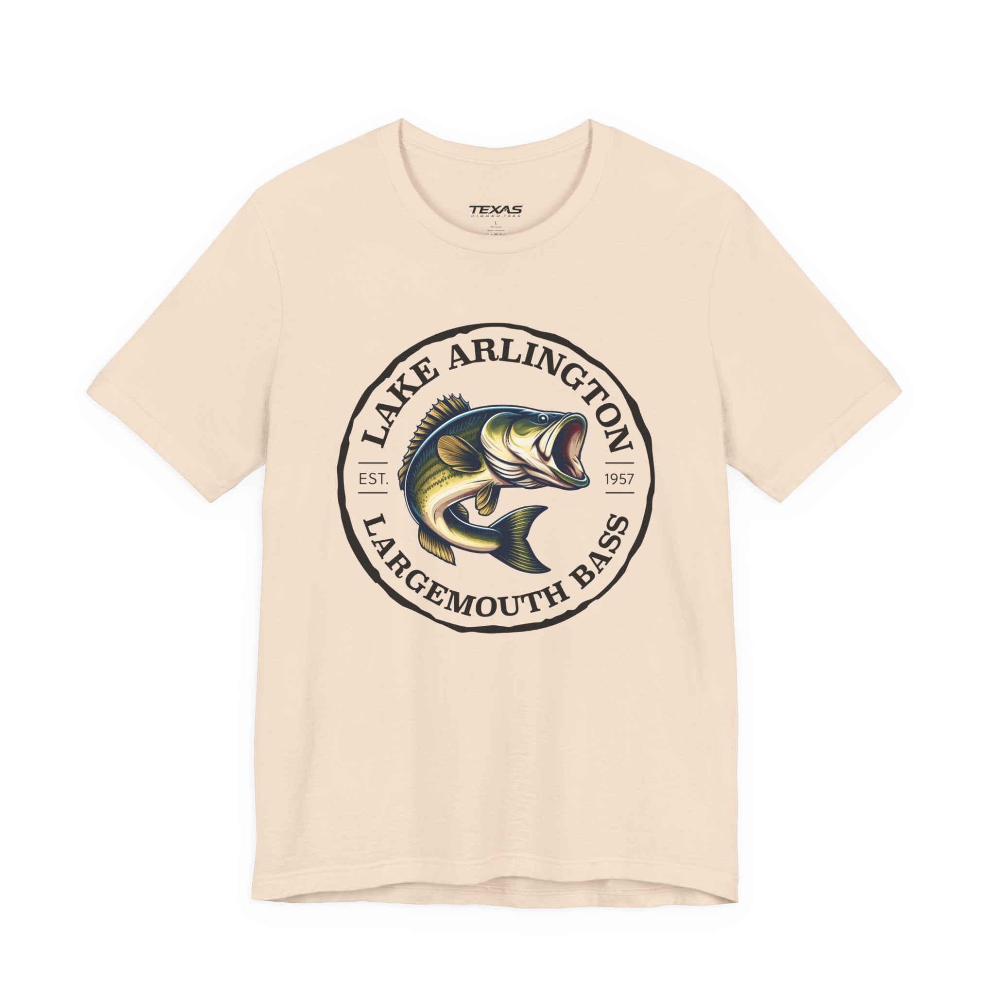 Lake Arlington Largemouth Bass — Unisex Cotton Tee