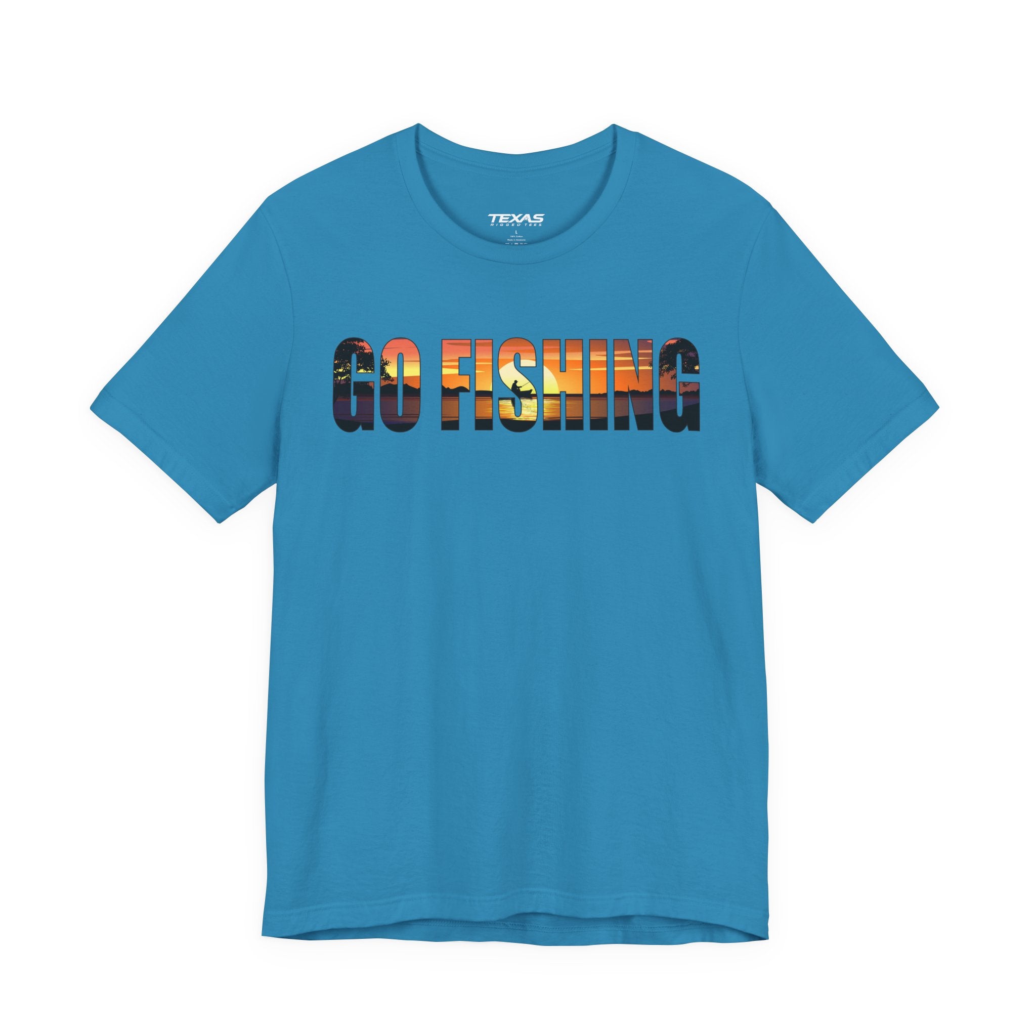 Go Fishing — Unisex Cotton Tee