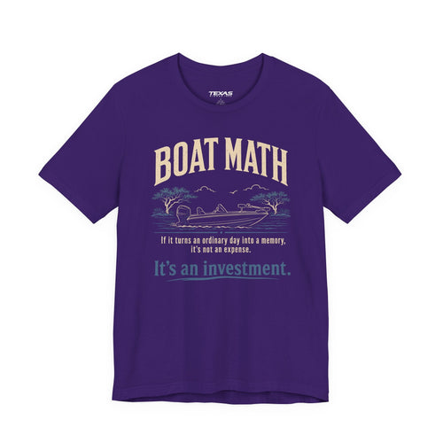 Boat Math — Unisex Cotton Tee