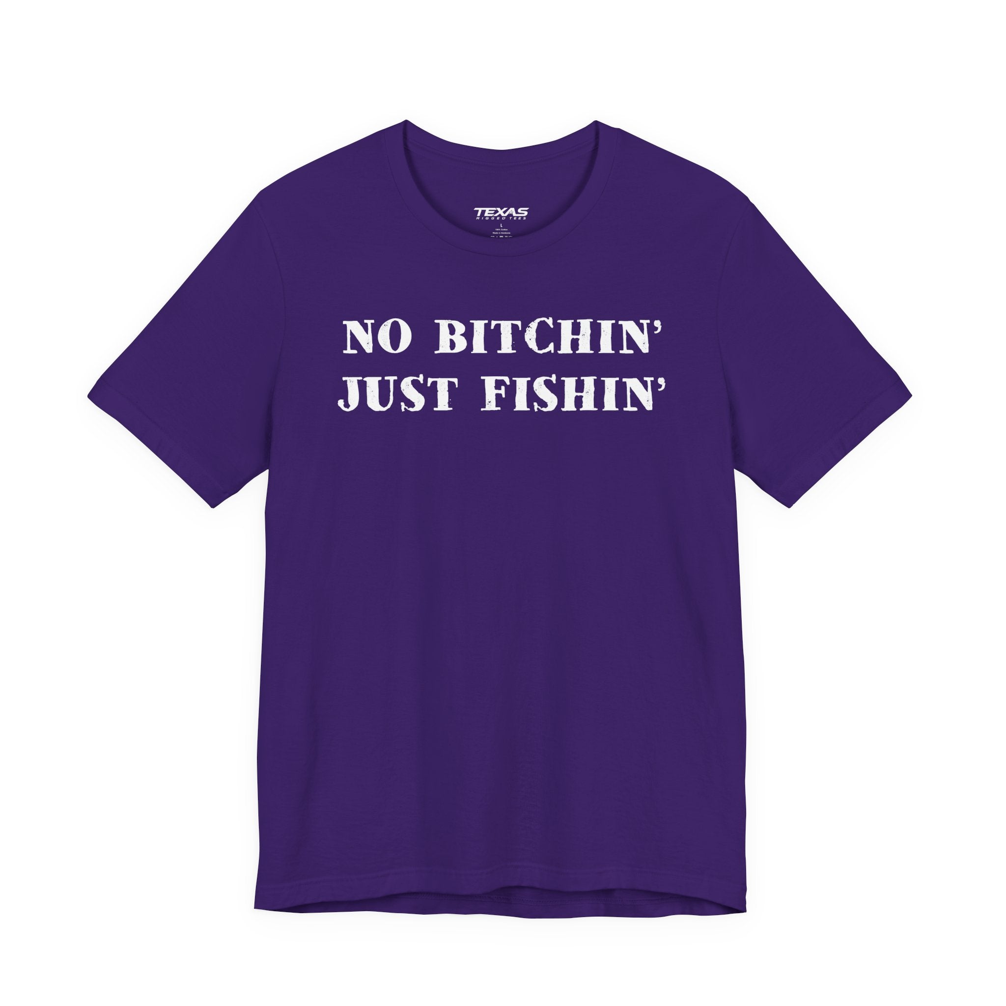 No Bitchin’, Just Fishin’ — Unisex Cotton Tee