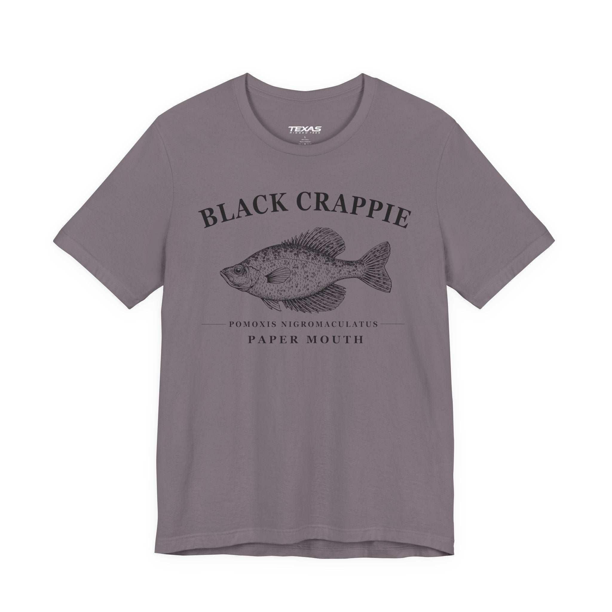 Black Crappie — Unisex Cotton Tee
