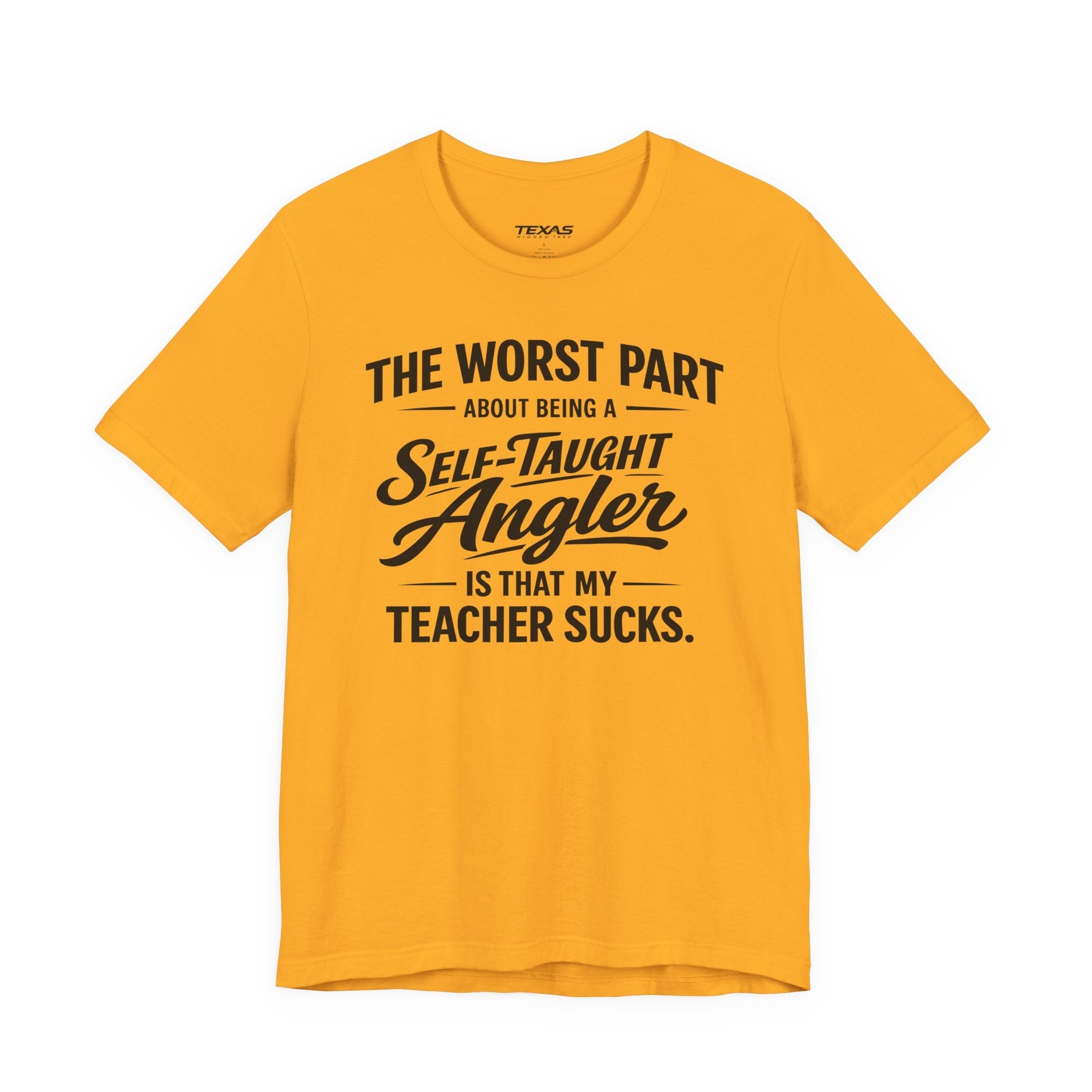 Self-Taught Angler — Unisex Cotton Tee