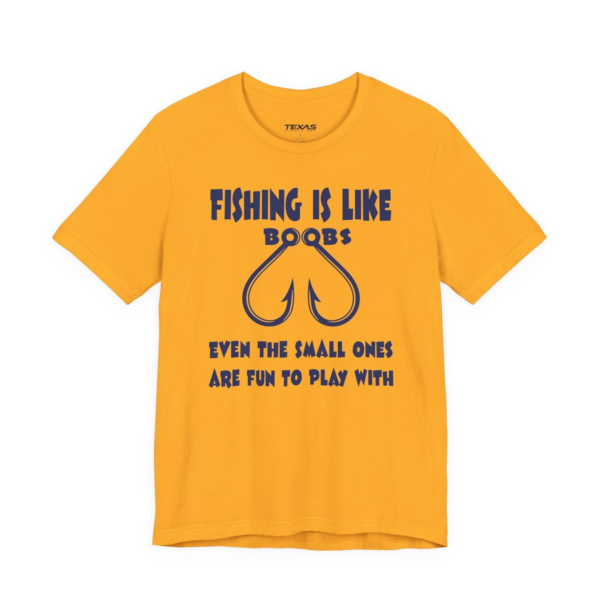 Fishing Is Like Boobs — Unisex Cotton Tee