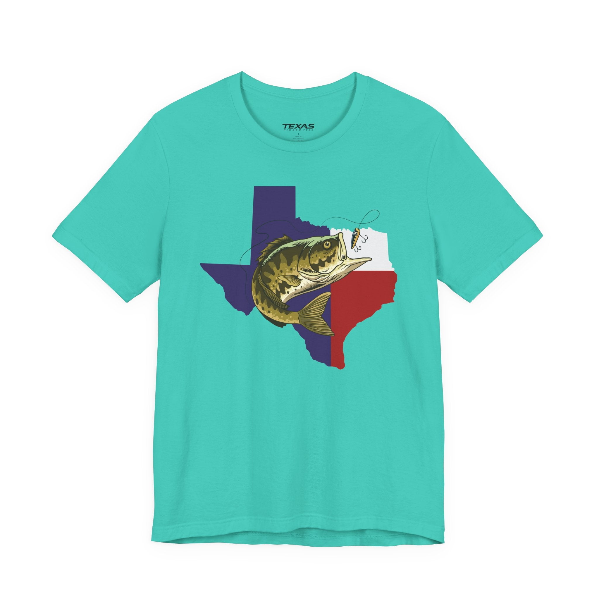 Texas Bass Fishing — Unisex Cotton Tee