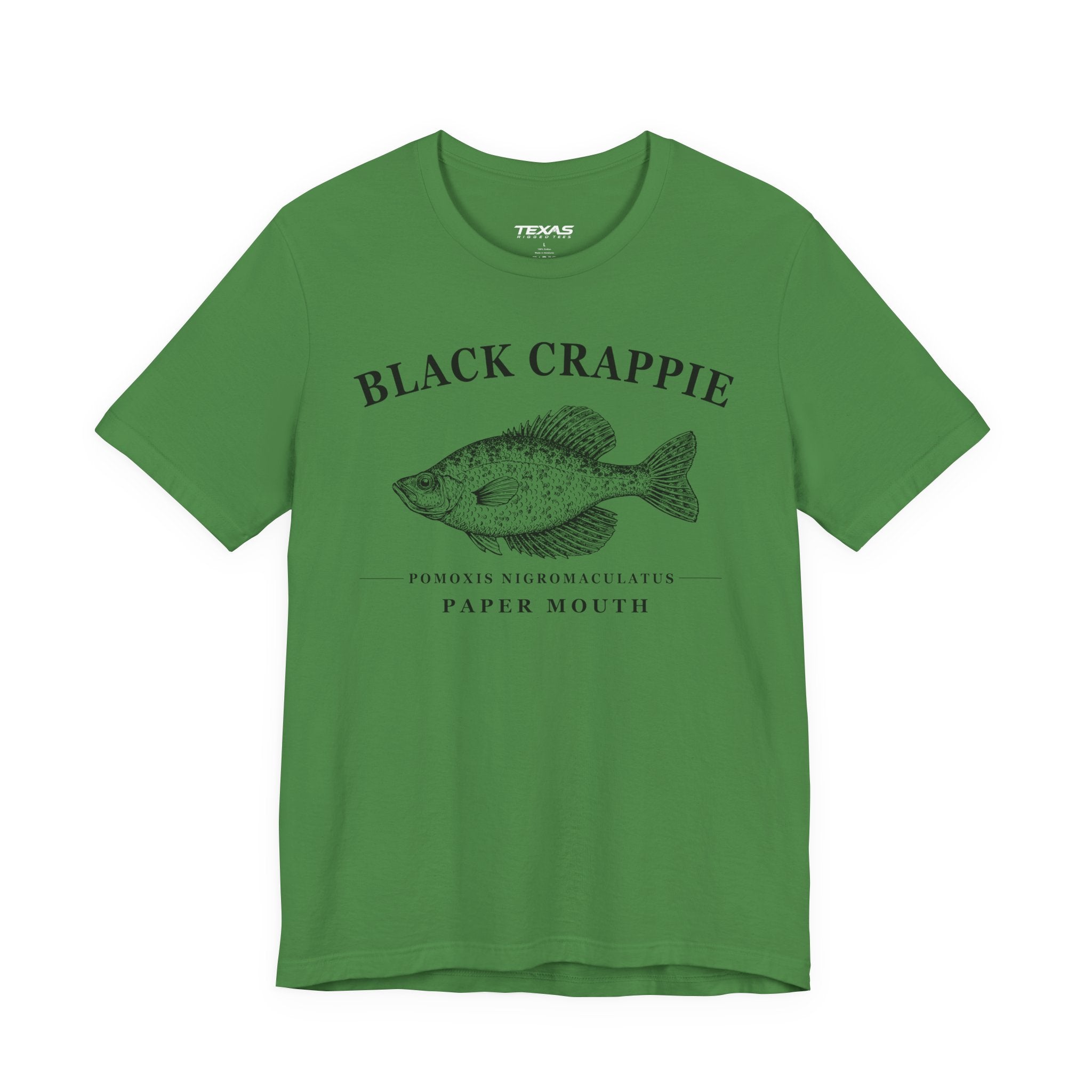 Black Crappie — Unisex Cotton Tee