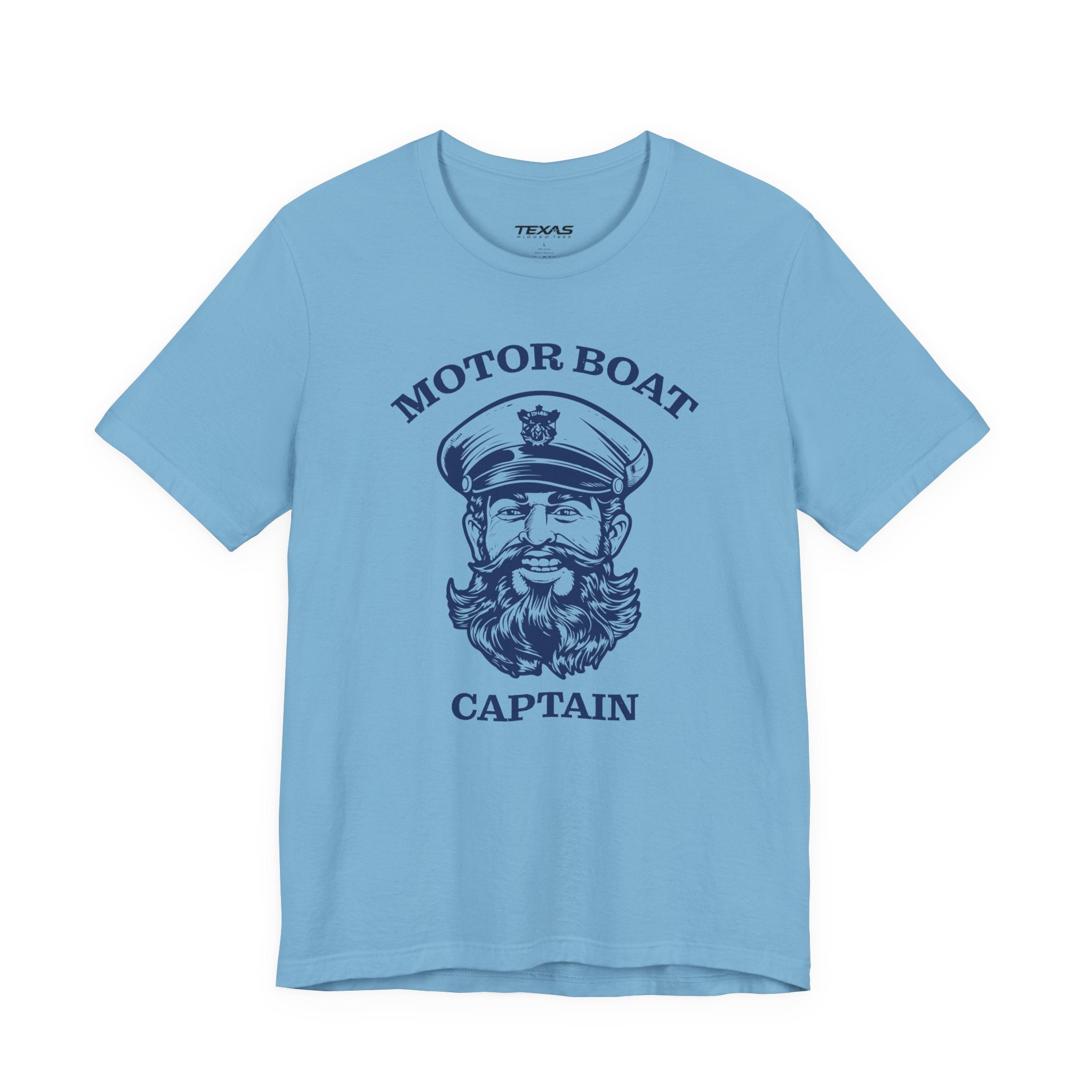 Motor Boat Captain — Unisex Cotton Tee
