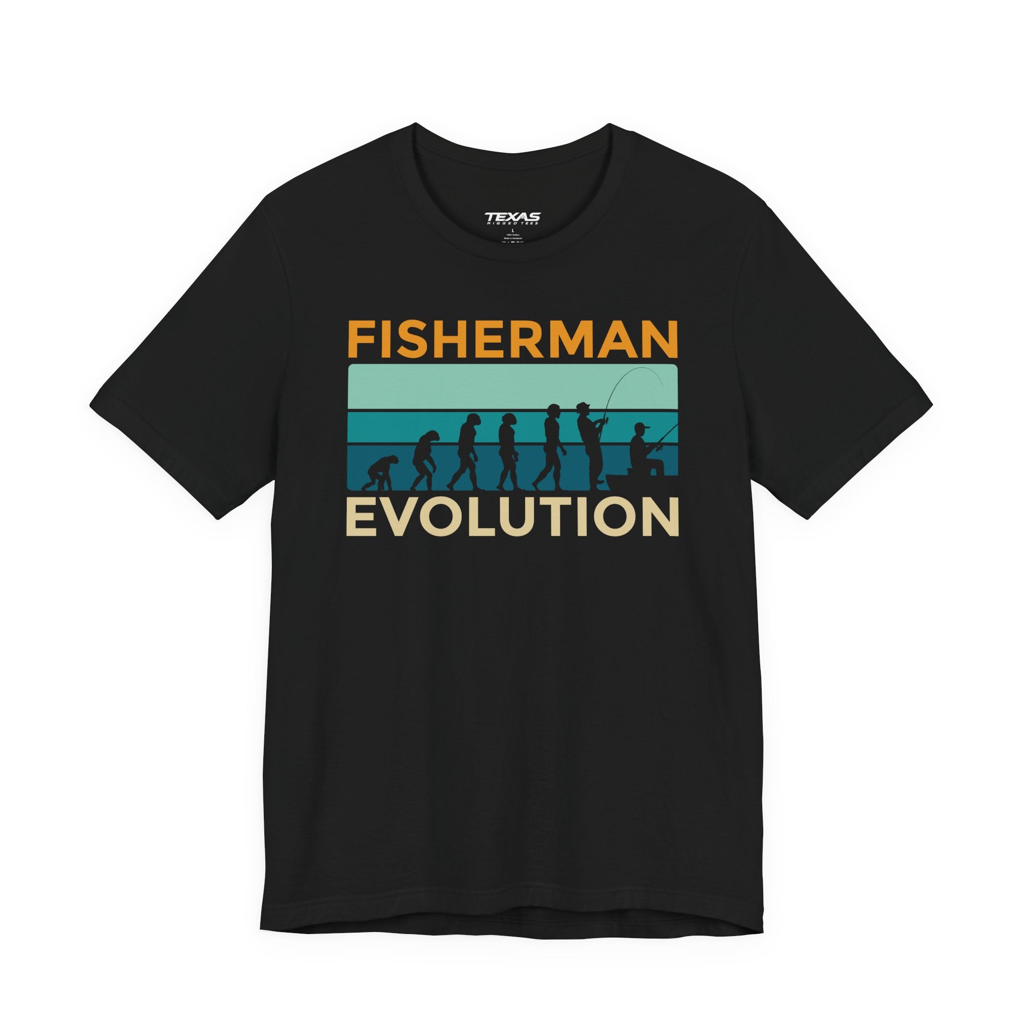 Fisherman Evolution — Unisex Cotton Tee