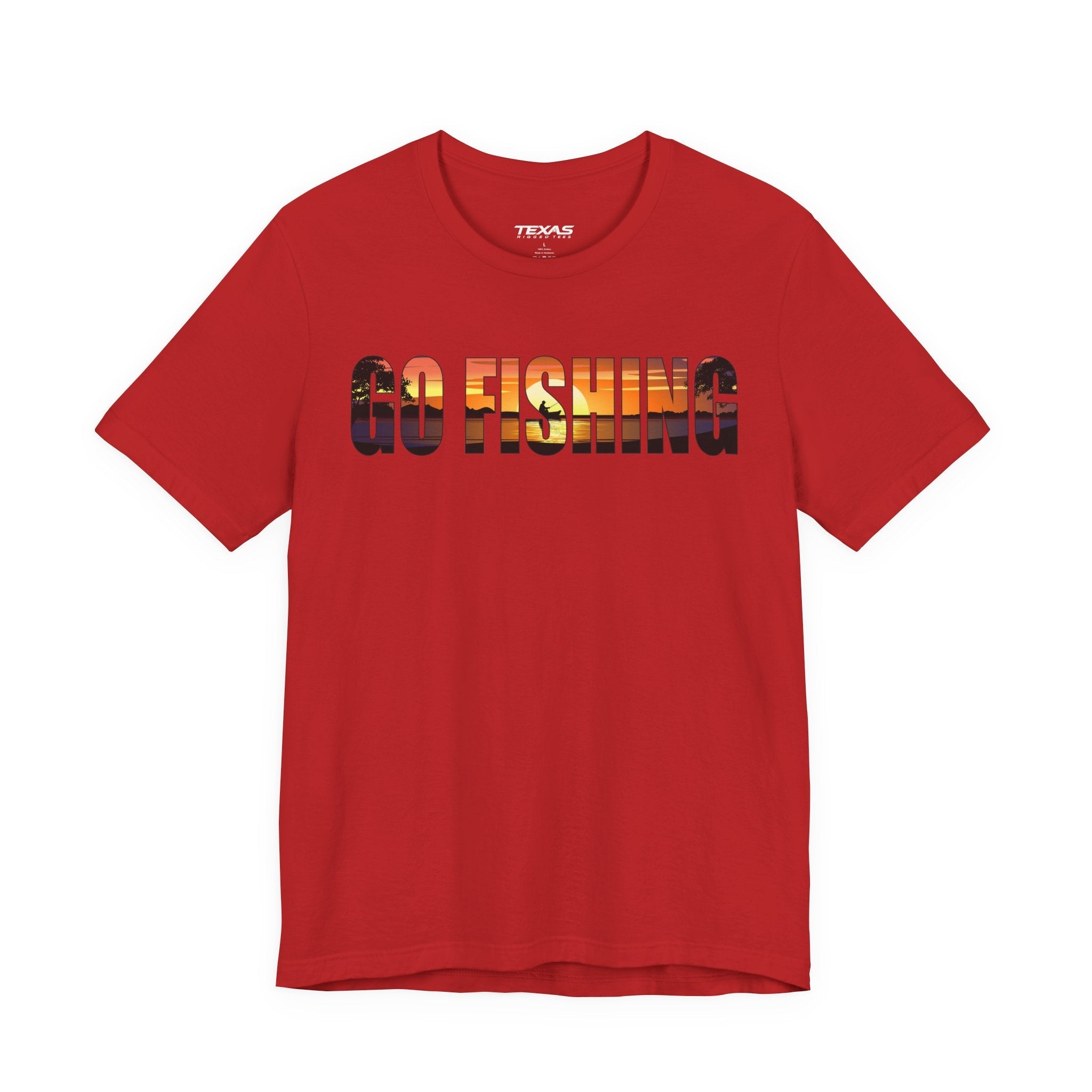 Go Fishing — Unisex Cotton Tee