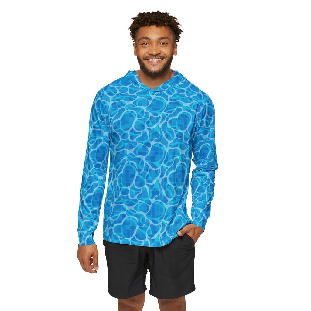 Cool Blue Water — Unisex Fishing Pullover Hoodie (SPF 50+)