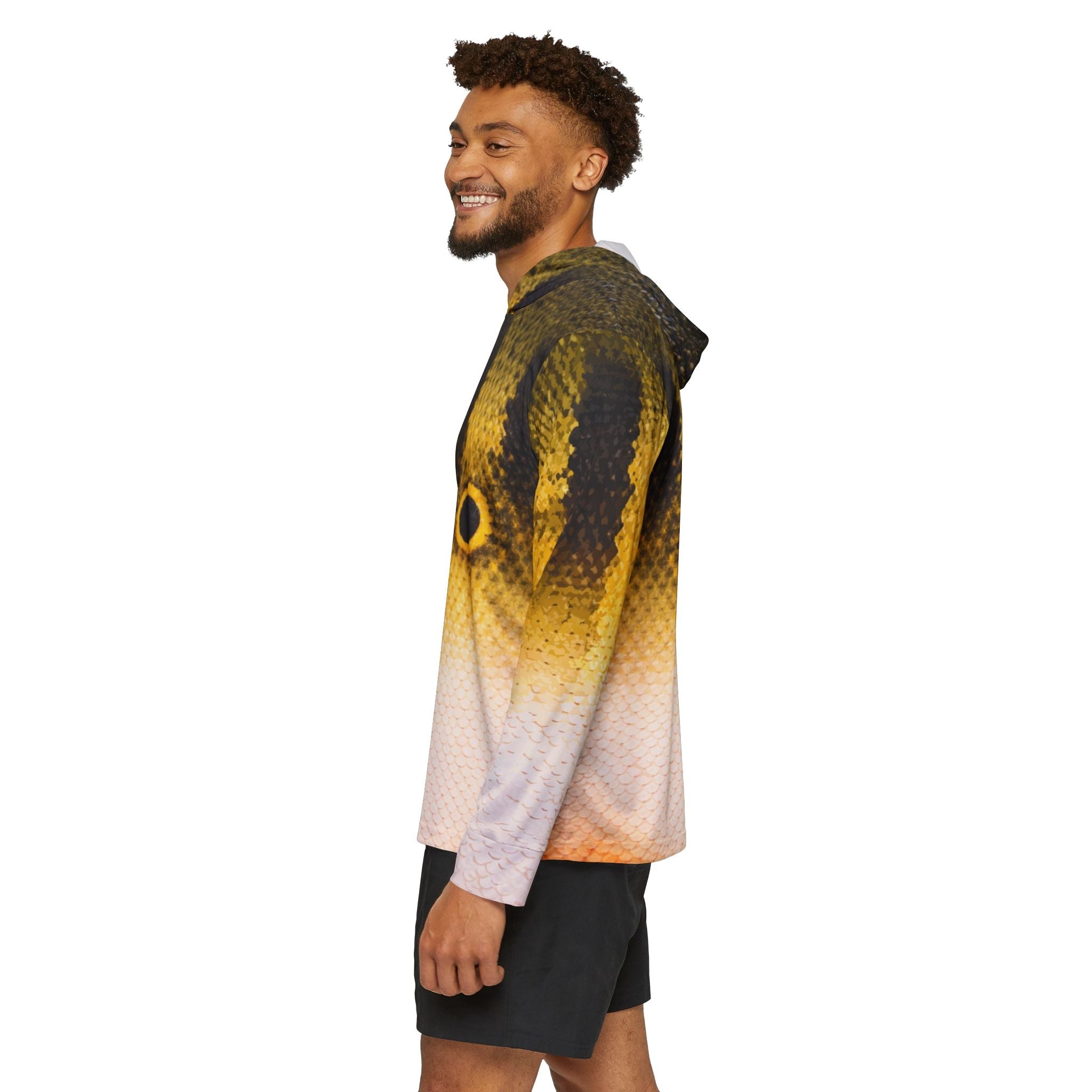 Peacock Bass — Unisex Fishing Pullover Hoodie (SPF 50+)