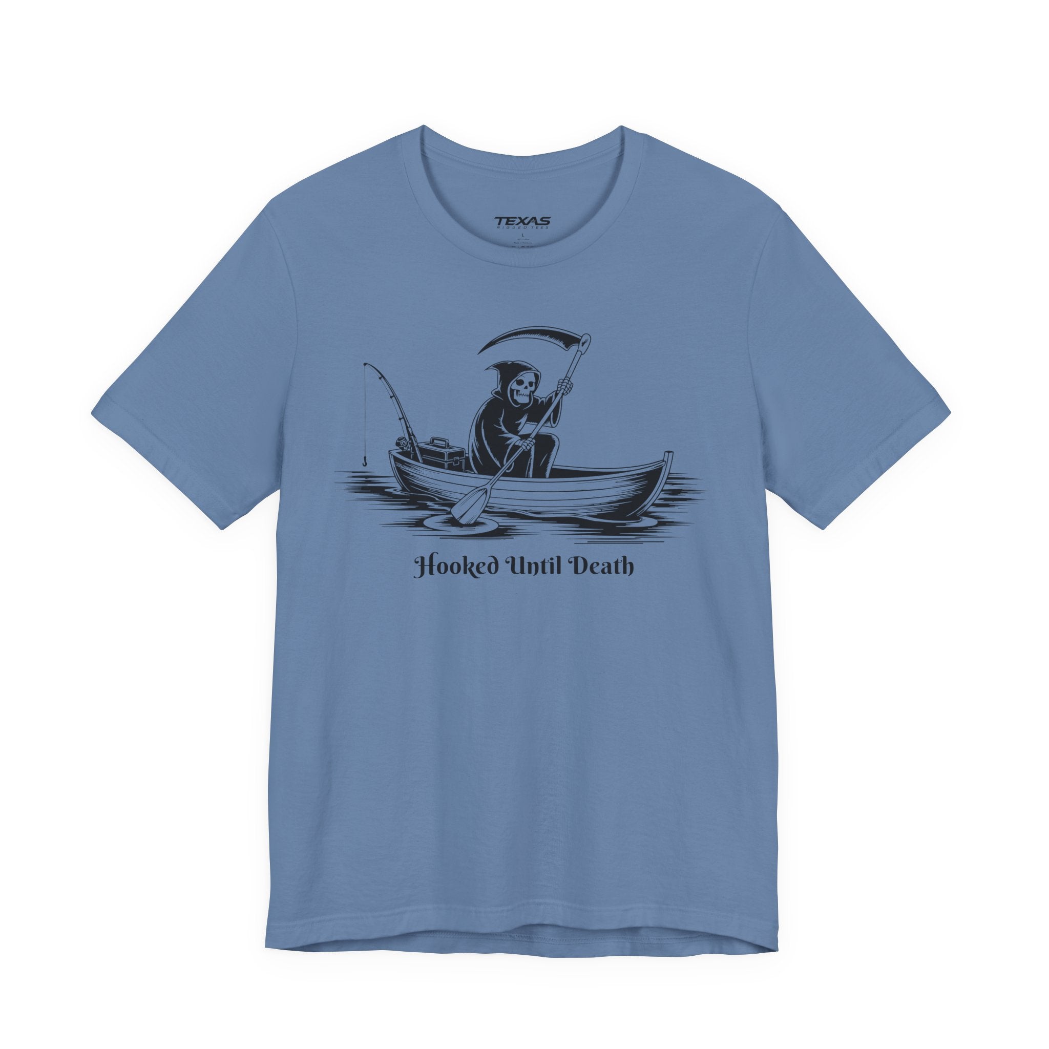 Hooked Until Death — Unisex Cotton Tee