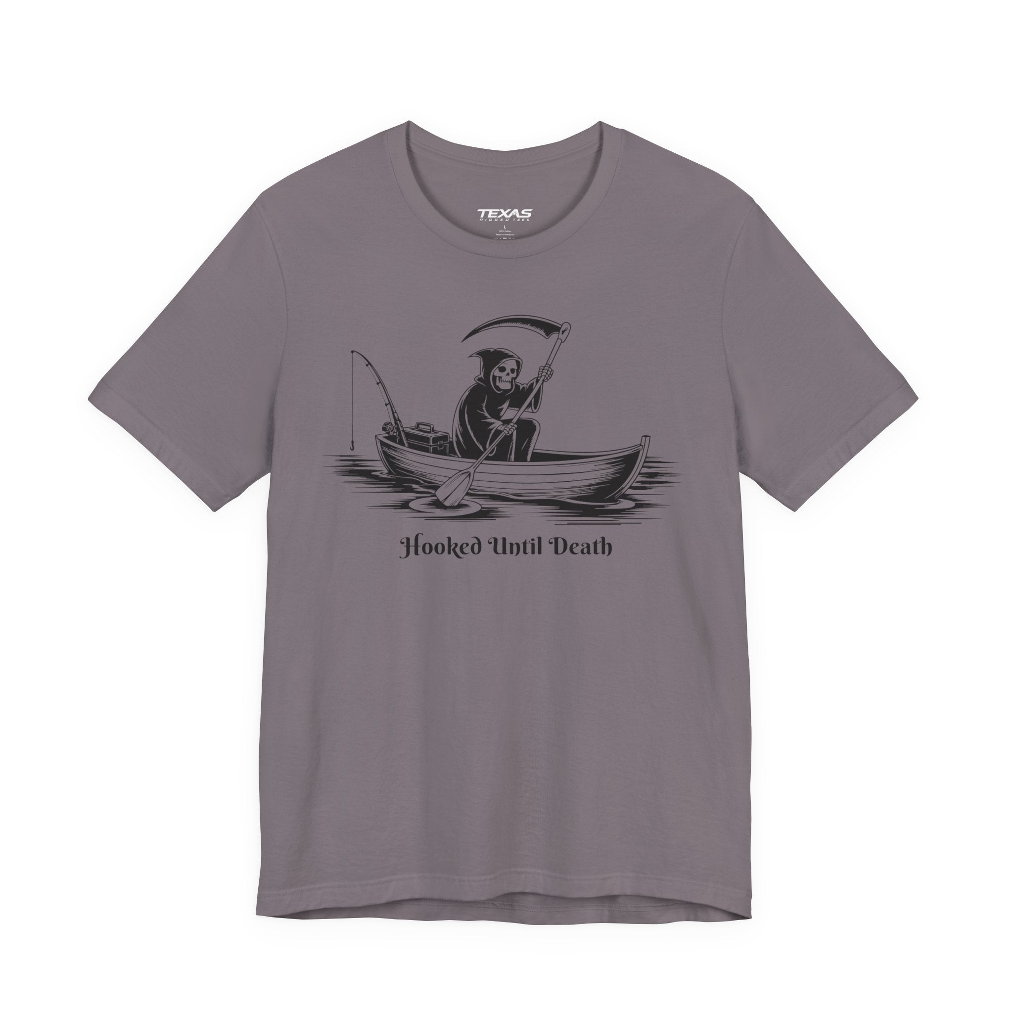 Hooked Until Death — Unisex Cotton Tee