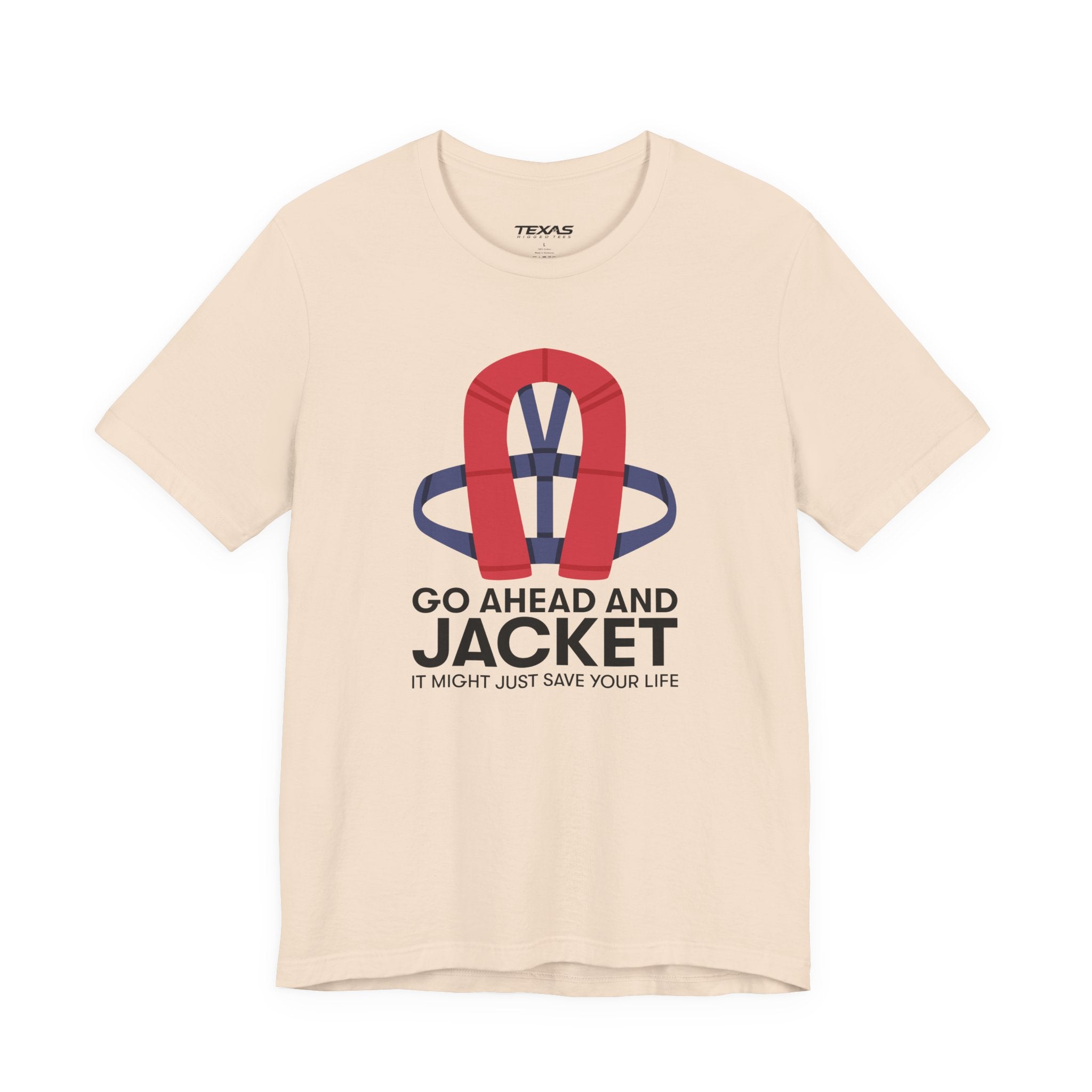 Go Ahead and Jacket — Unisex Cotton Tee