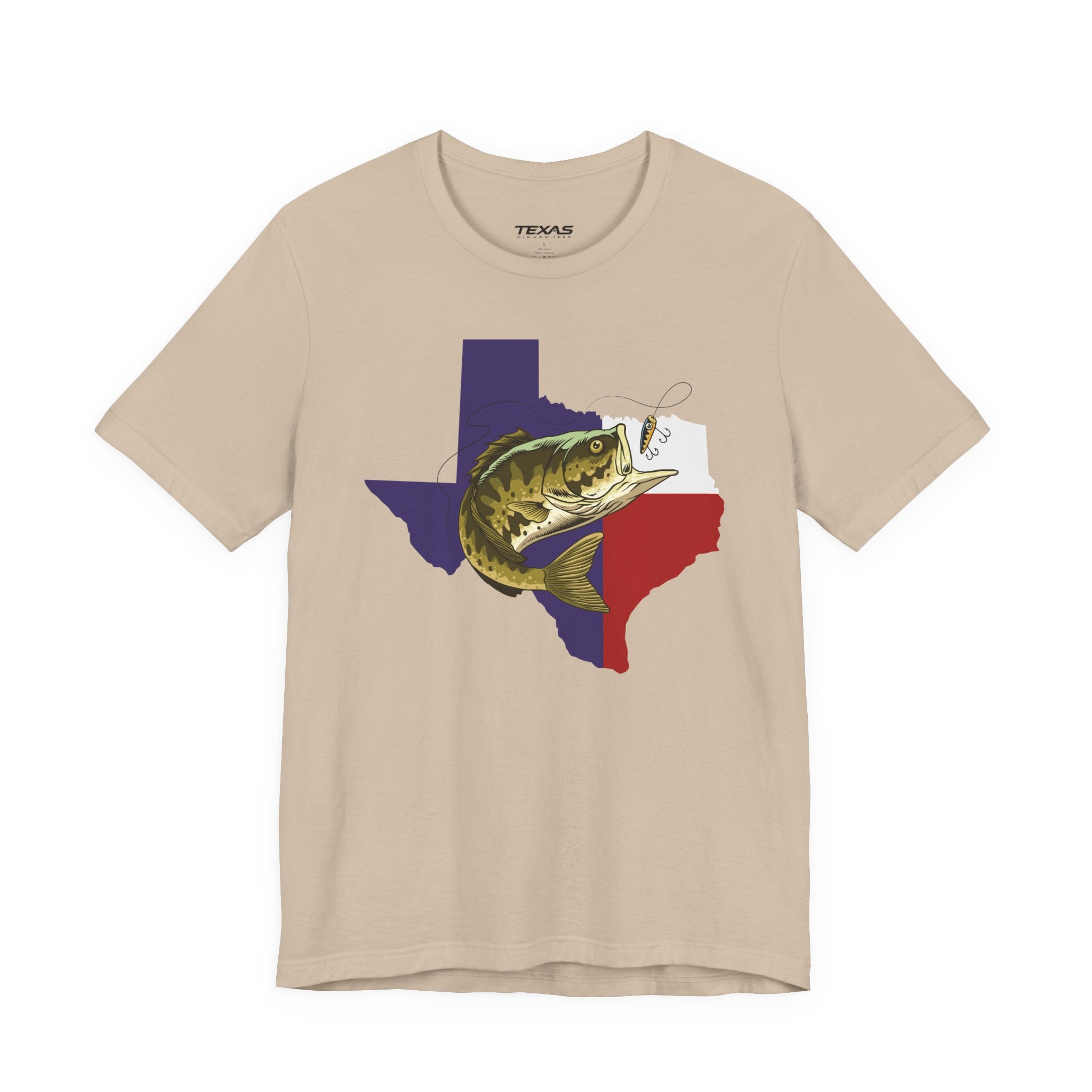 Texas Bass Fishing — Unisex Cotton Tee