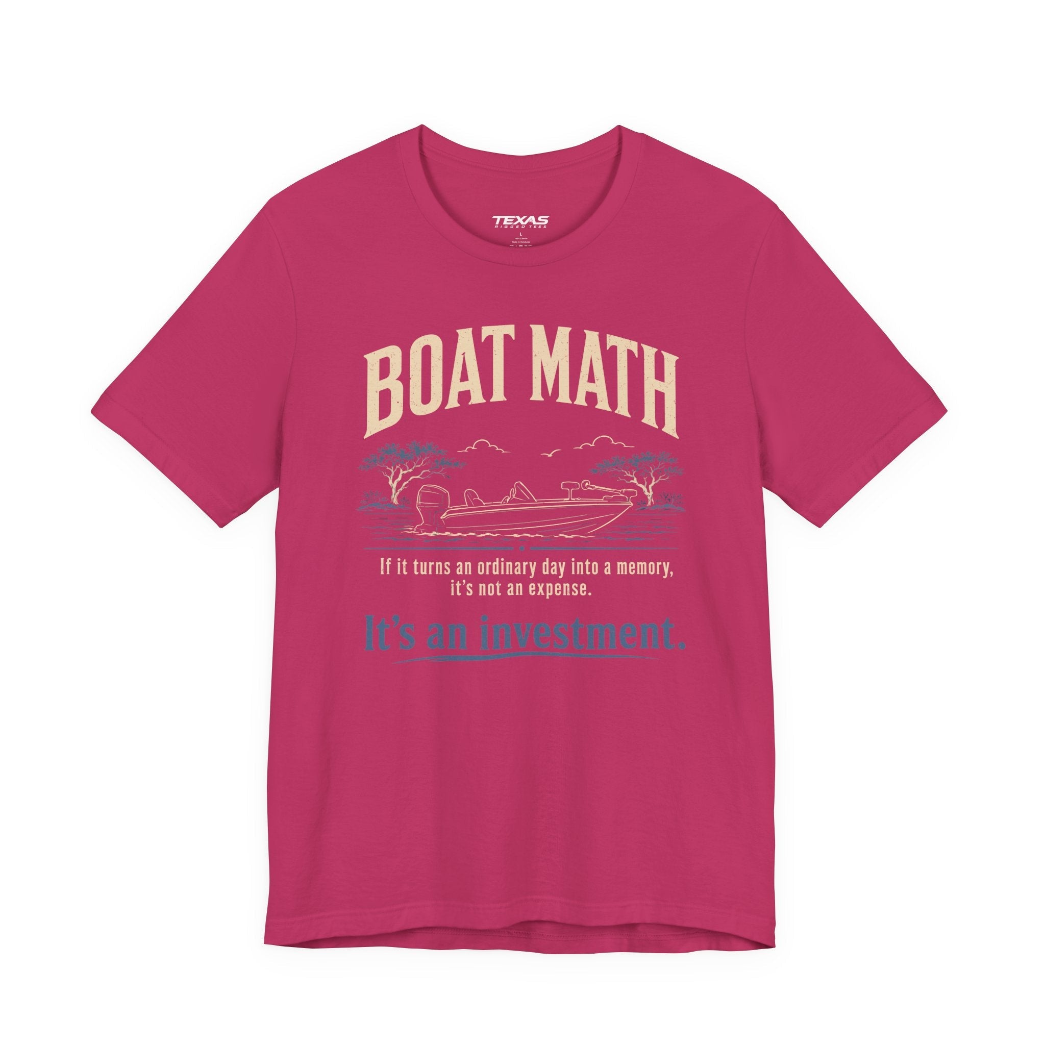 Boat Math — Unisex Cotton Tee