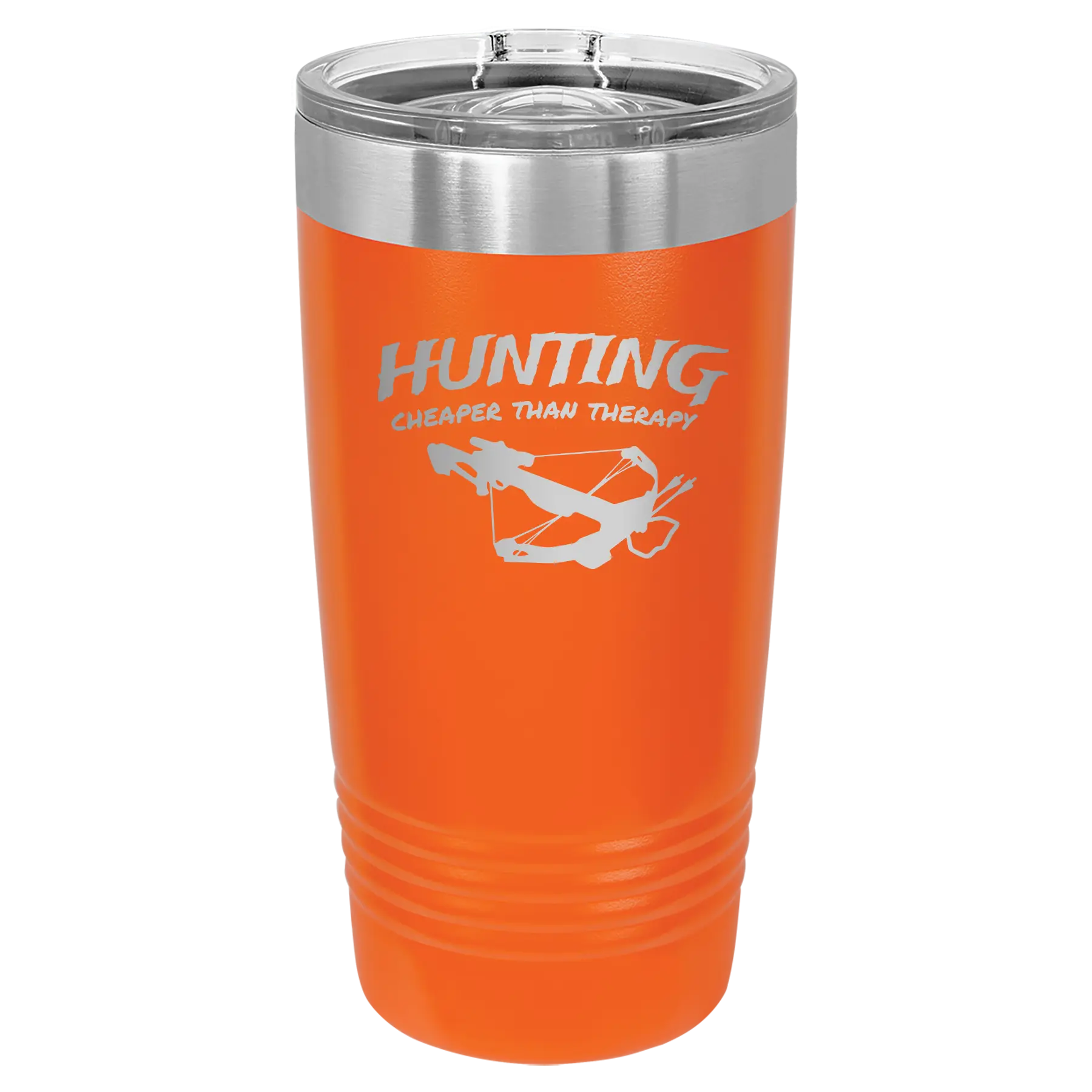 Hunting Cheaper than Therapy 20 oz Tumbler | Orange