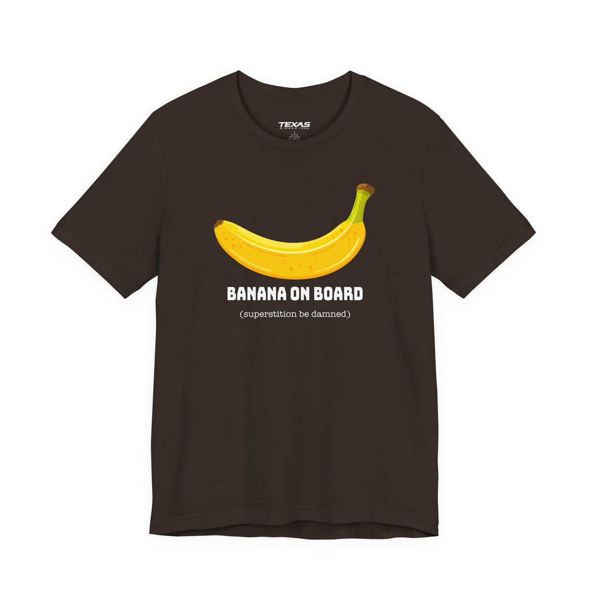 Banana on Board (Superstition Be Damned) — Unisex Cotton Tee