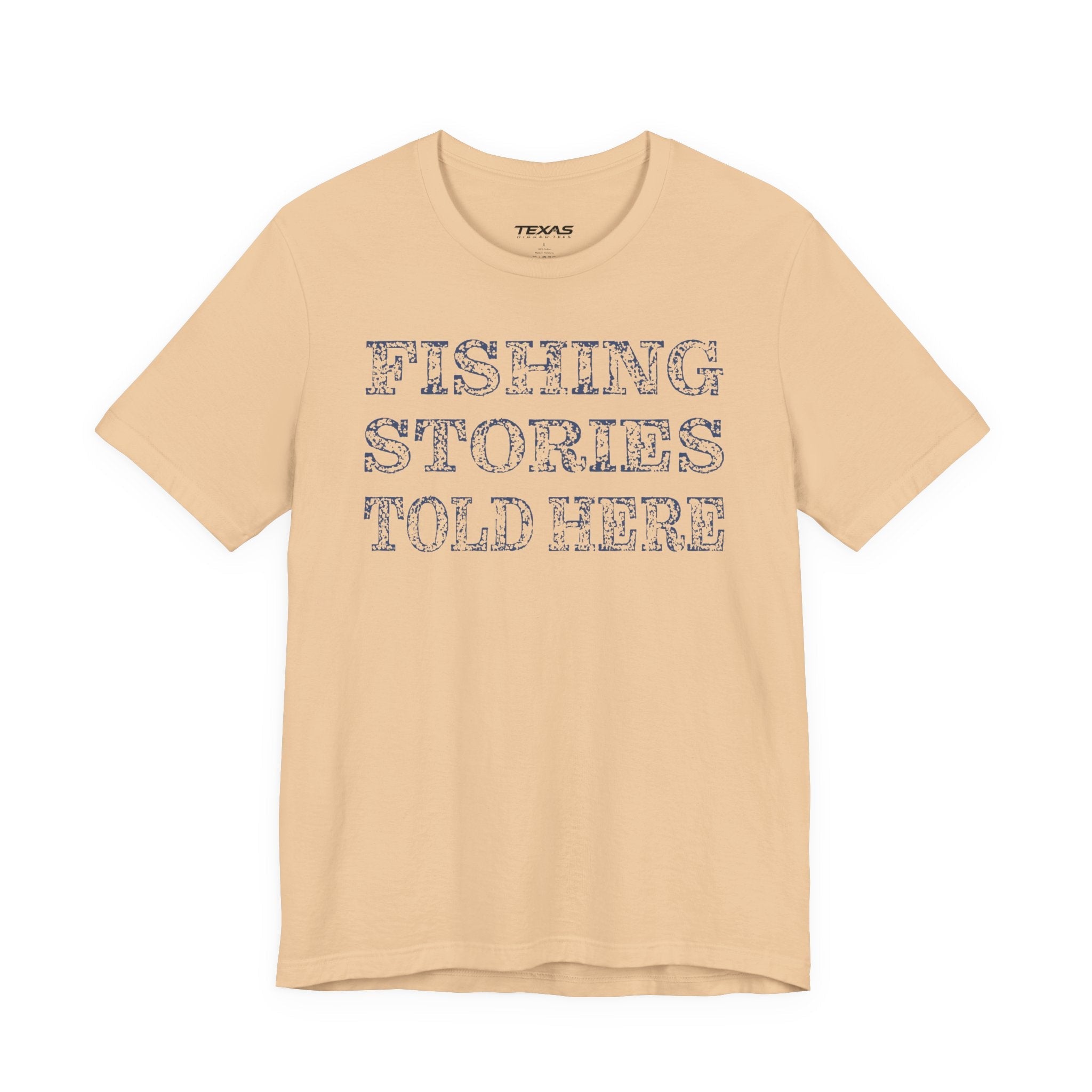 Fishing Stories Told Here — Unisex Cotton Tee