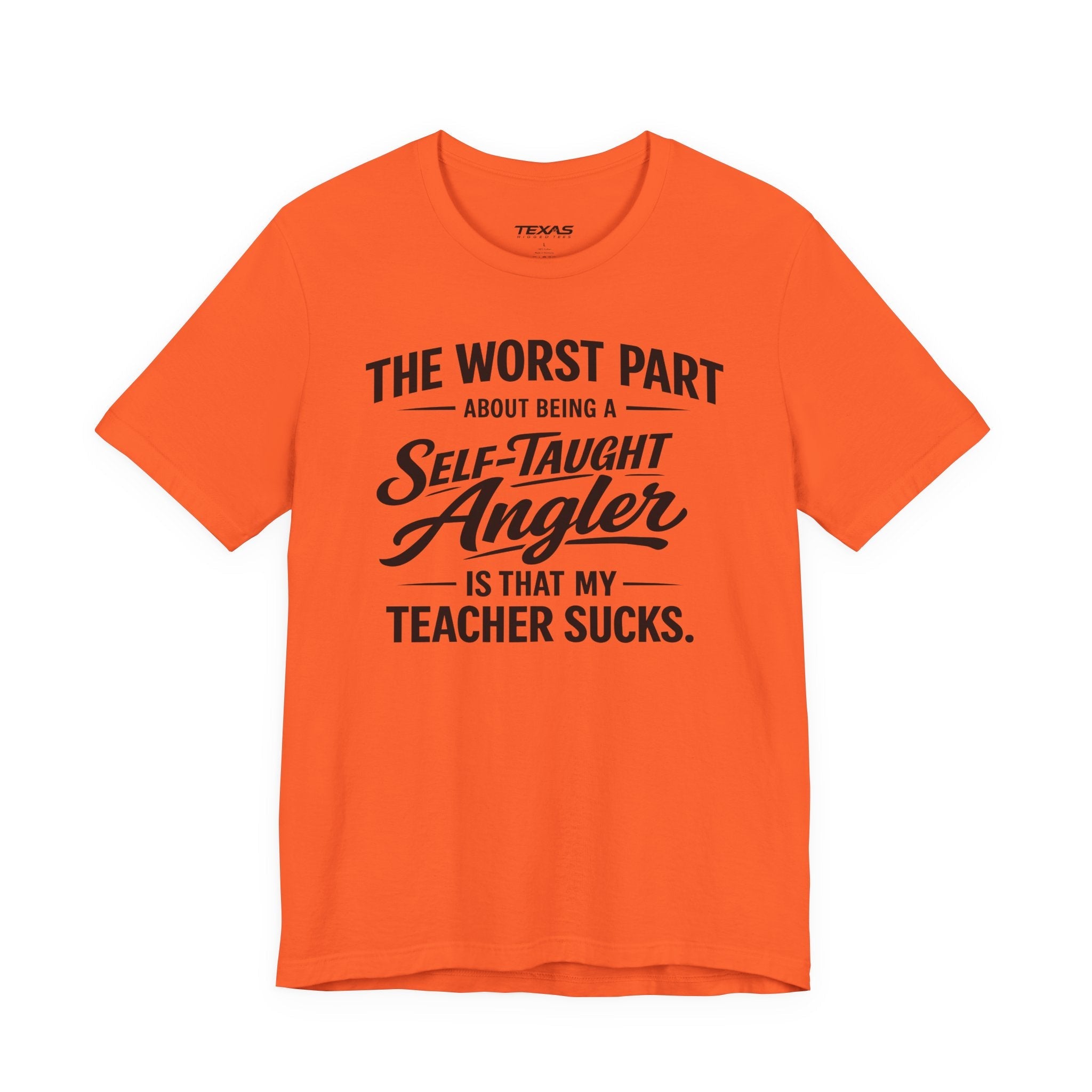 Self-Taught Angler — Unisex Cotton Tee