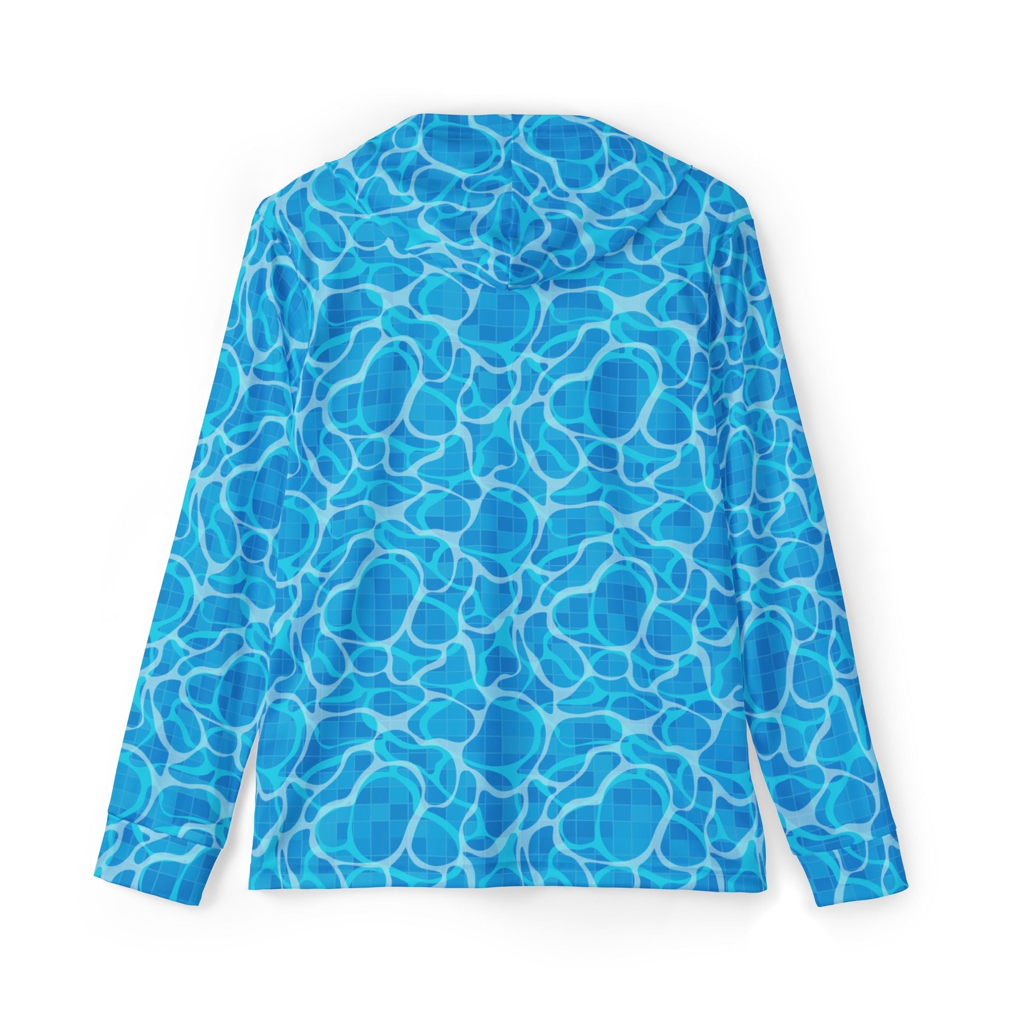 Cool Blue Water — Unisex Fishing Pullover Hoodie (SPF 50+)