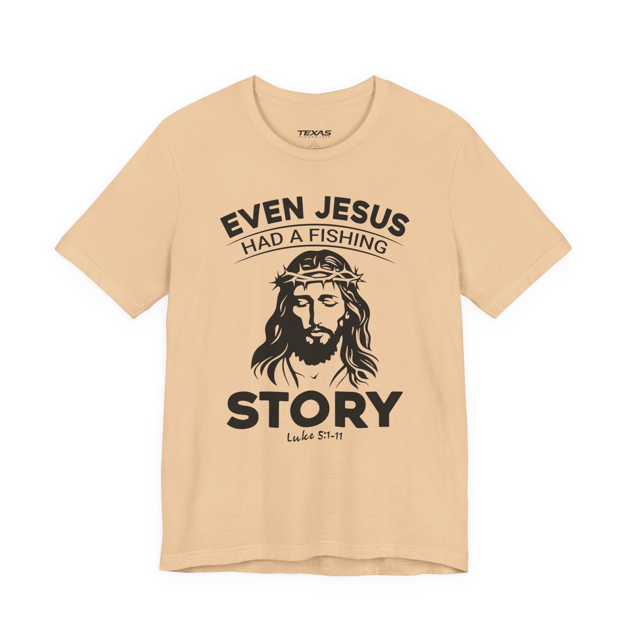 Even Jesus Had a Fishing Story — Unisex Cotton Tee