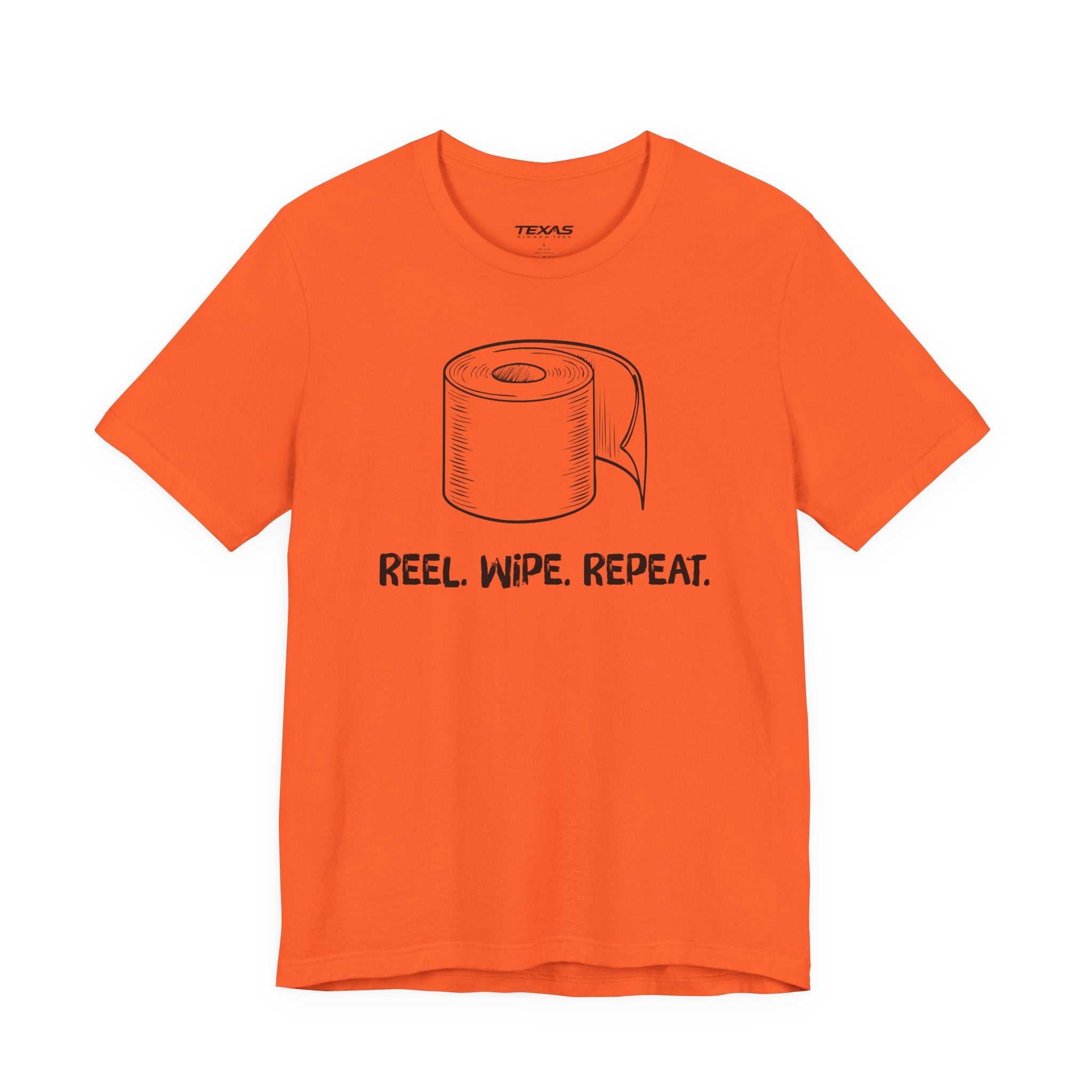 Reel. Wipe. Repeat. — Unisex Cotton Tee