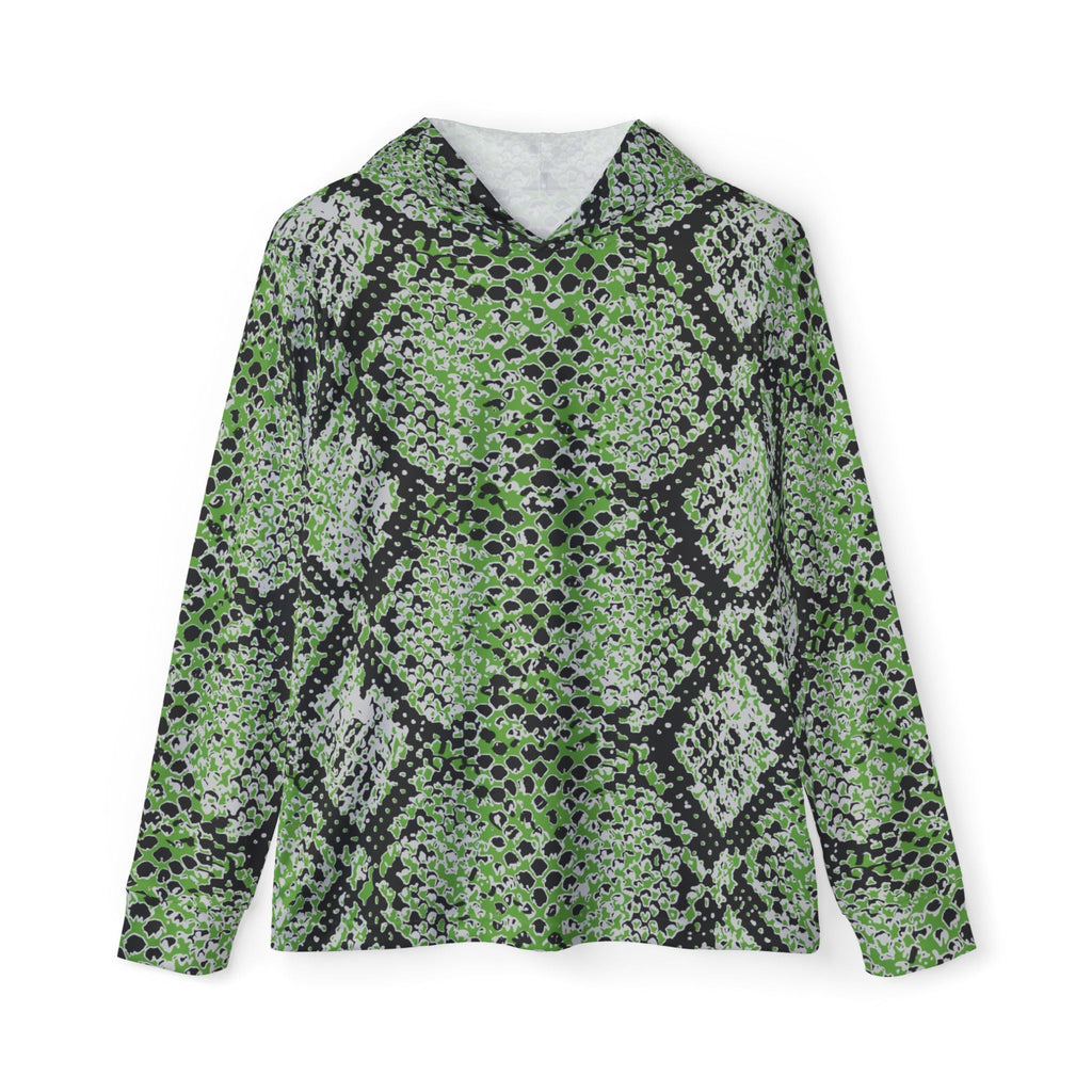 Green Water Snake — Unisex Fishing Pullover Hoodie (SPF 50+)