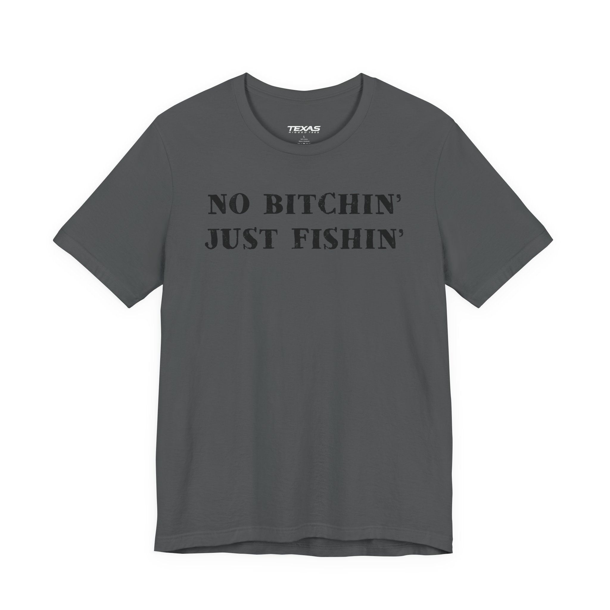 No Bitchin’, Just Fishin’ — Unisex Cotton Tee