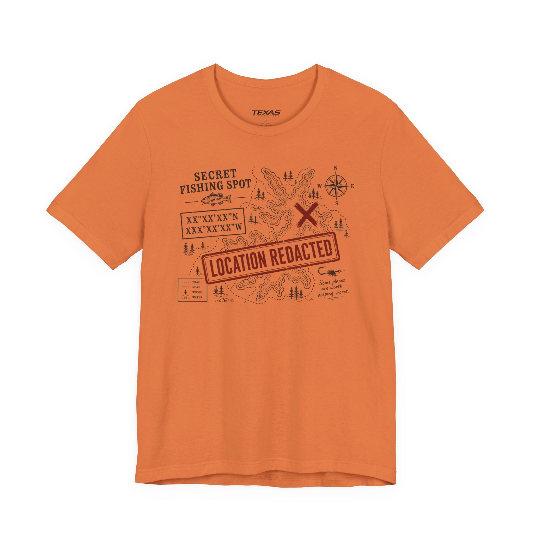 Secret Fishing Spot — Unisex Cotton Tee