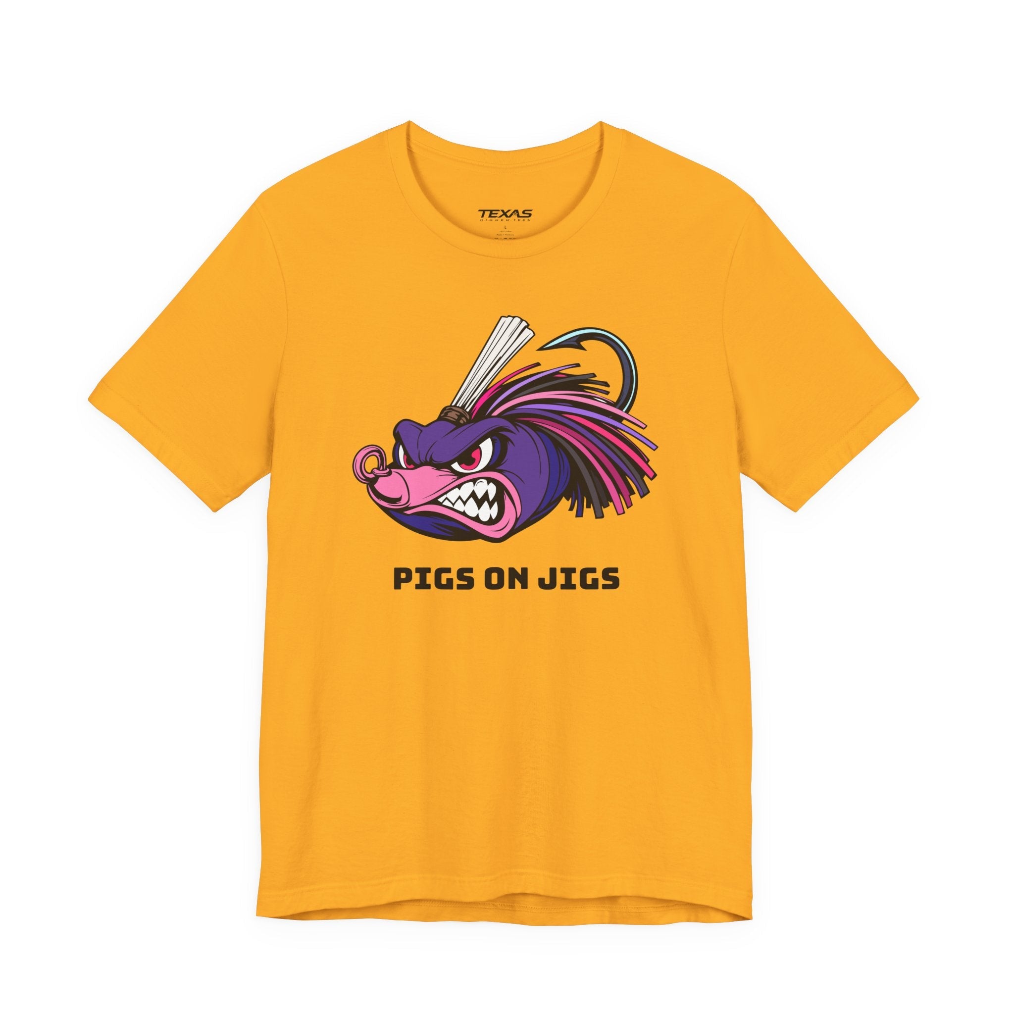 Pigs on Jigs — Unisex Cotton Tee