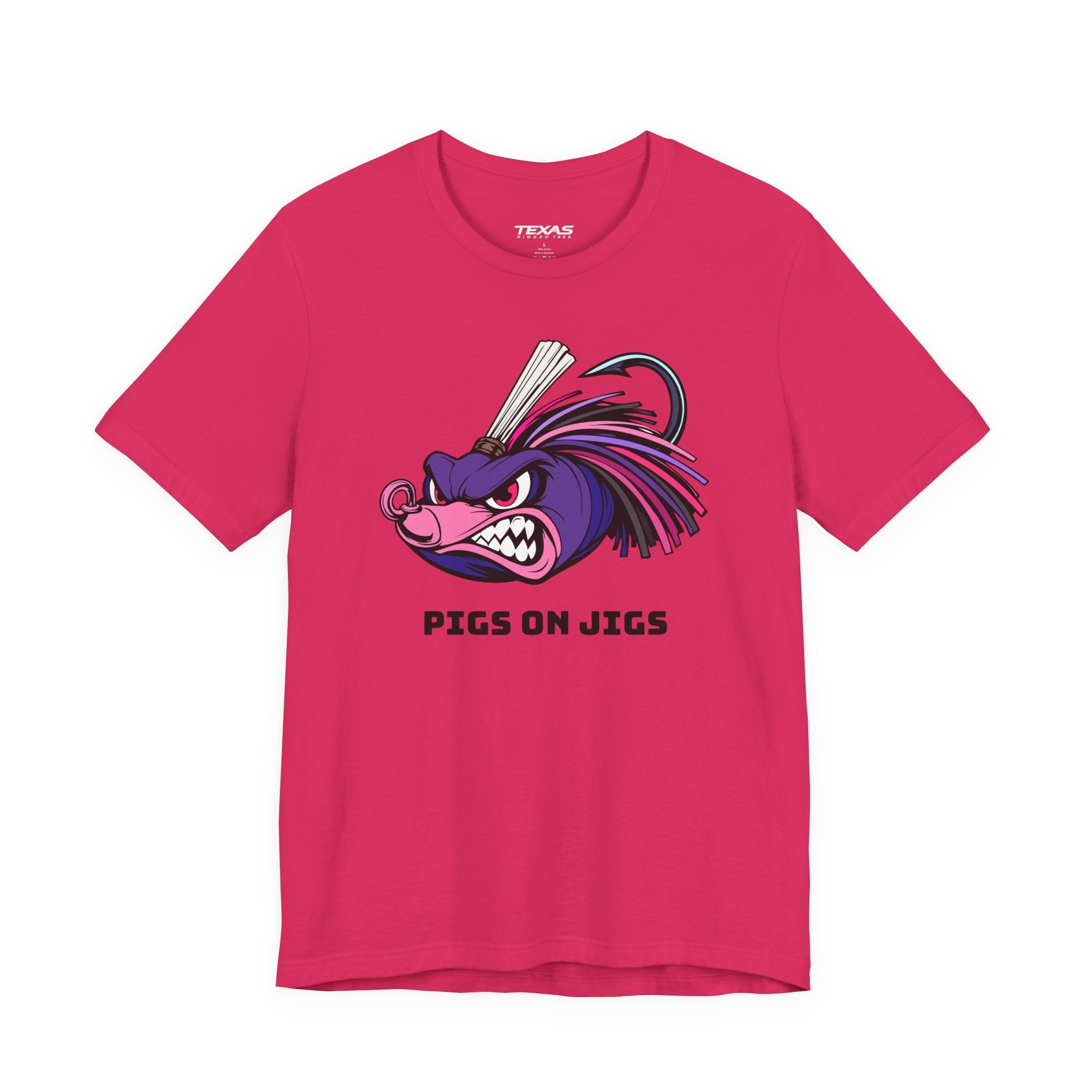 Pigs on Jigs — Unisex Cotton Tee