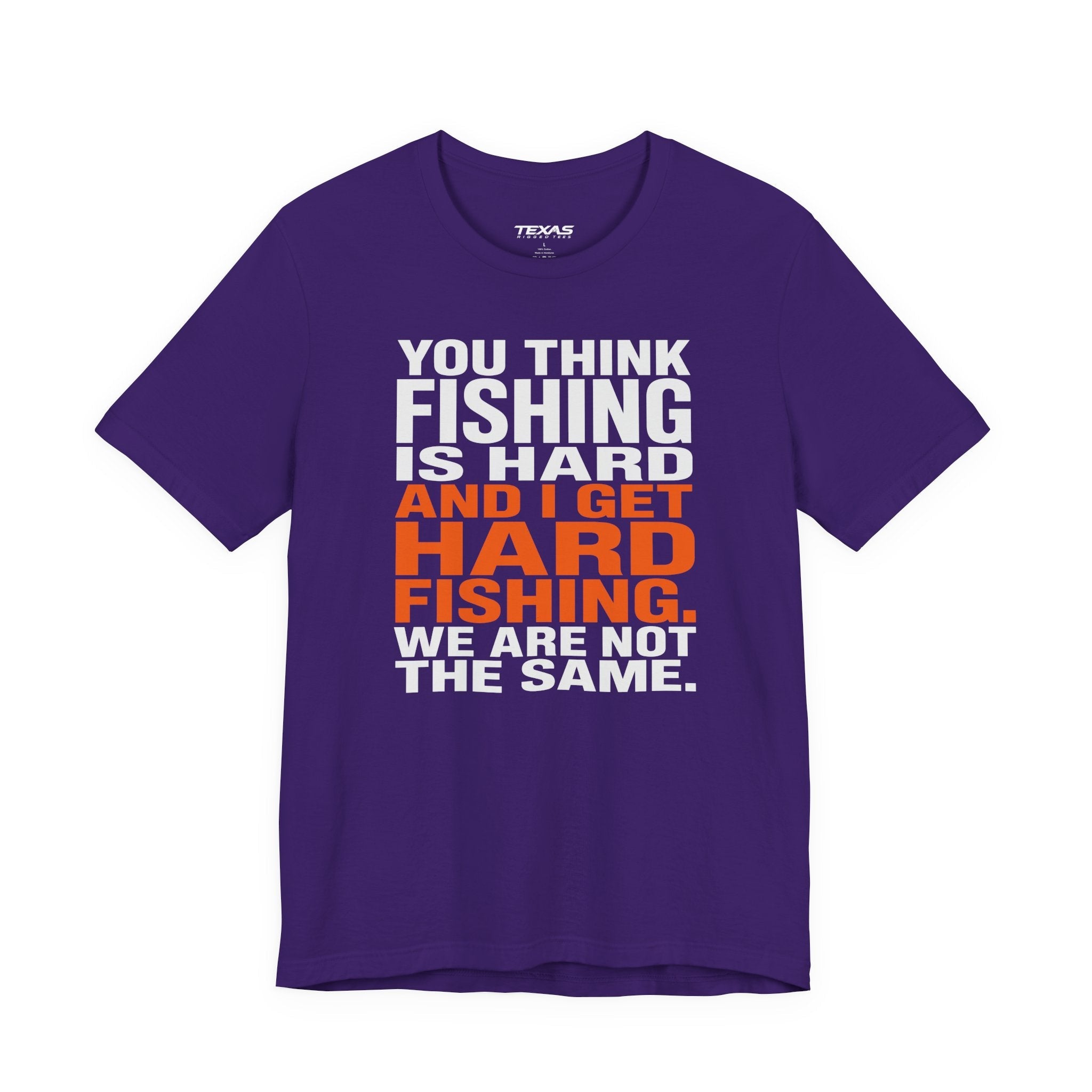 Hard Fishing — Unisex Cotton Tee