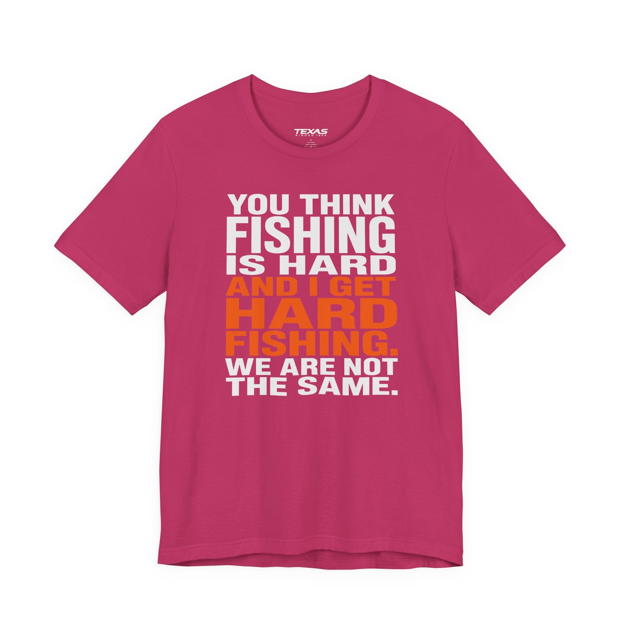 Hard Fishing — Unisex Cotton Tee