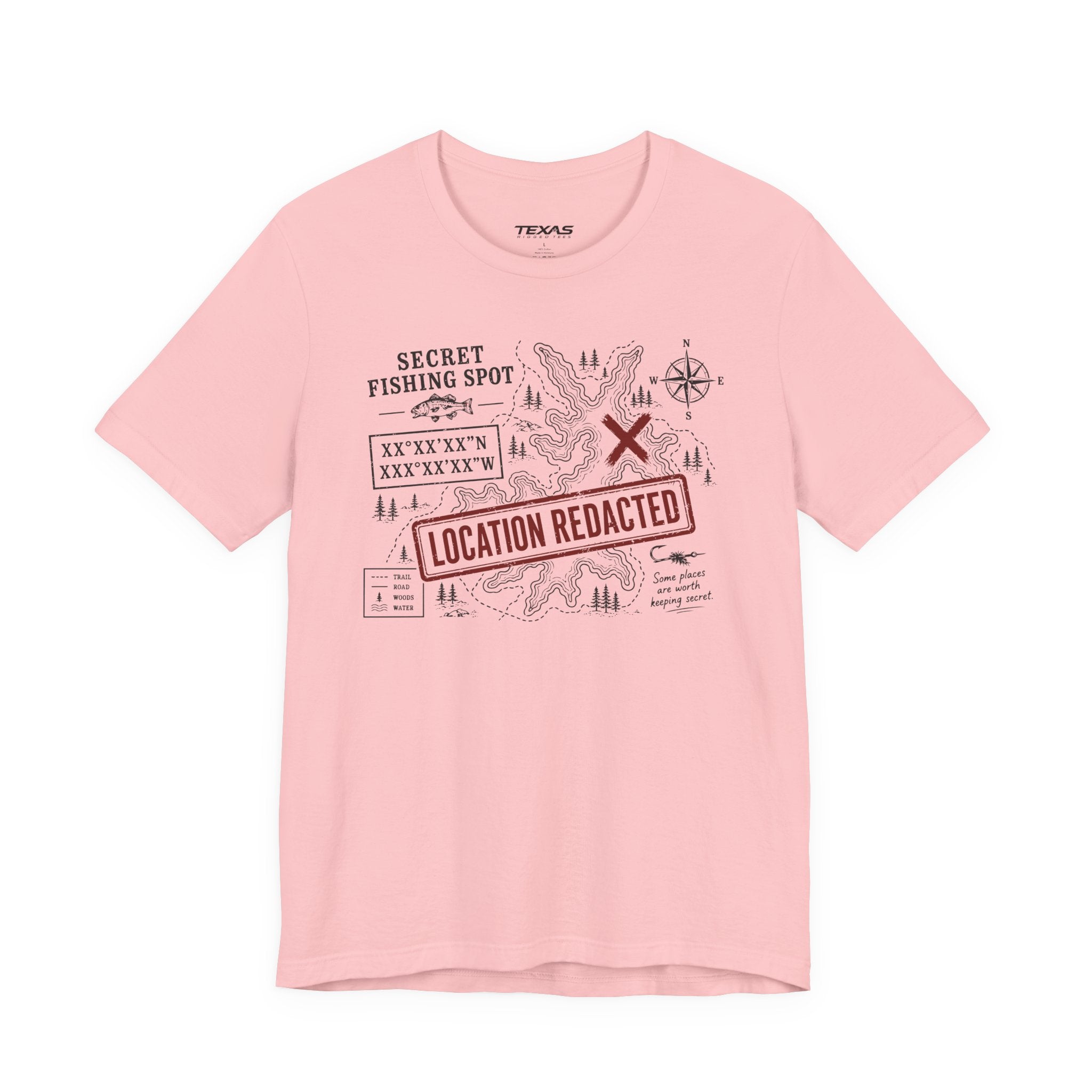 Secret Fishing Spot — Unisex Cotton Tee