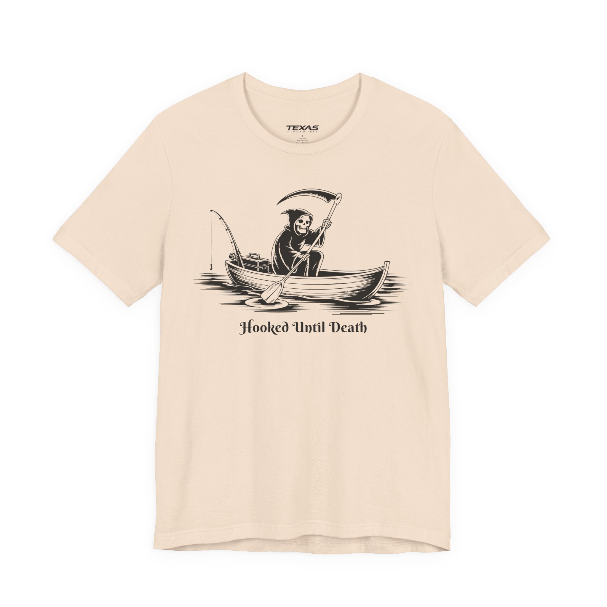 Hooked Until Death — Unisex Cotton Tee