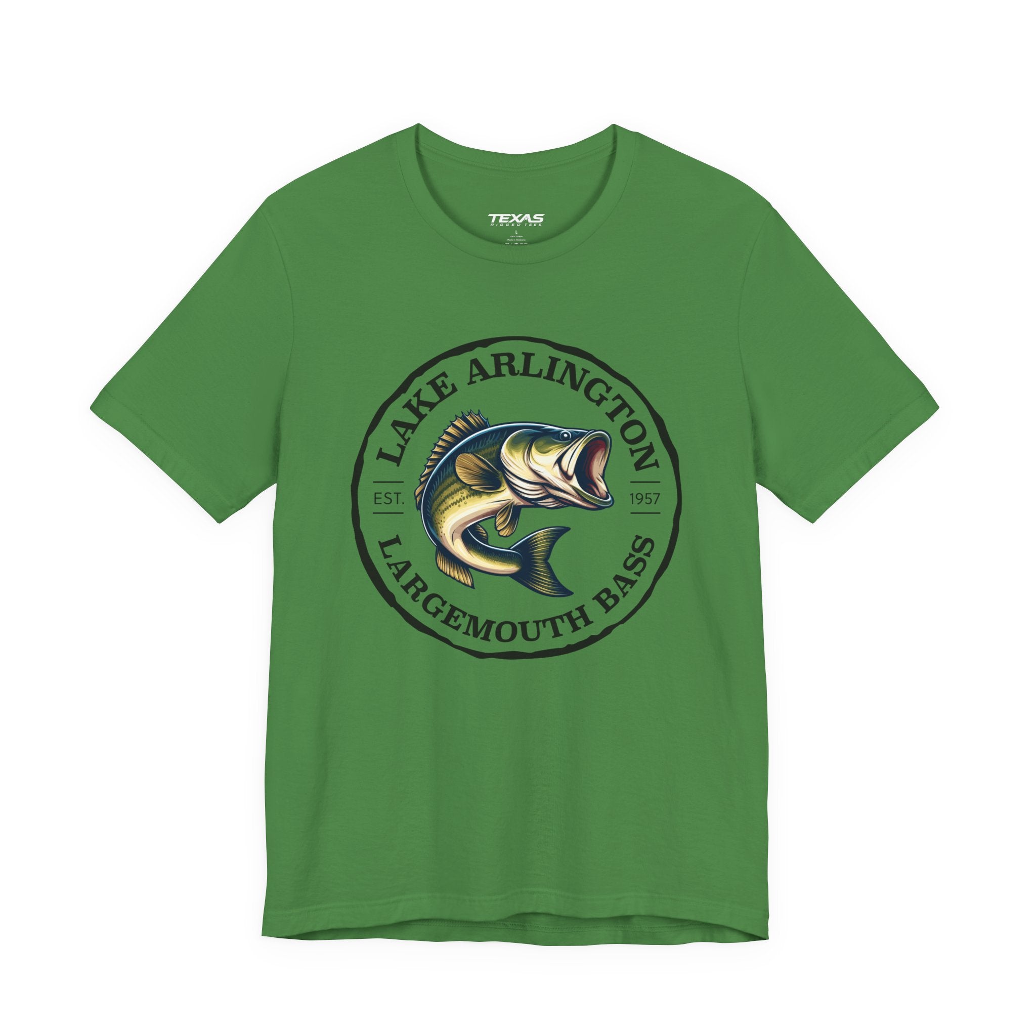 Lake Arlington Largemouth Bass — Unisex Cotton Tee