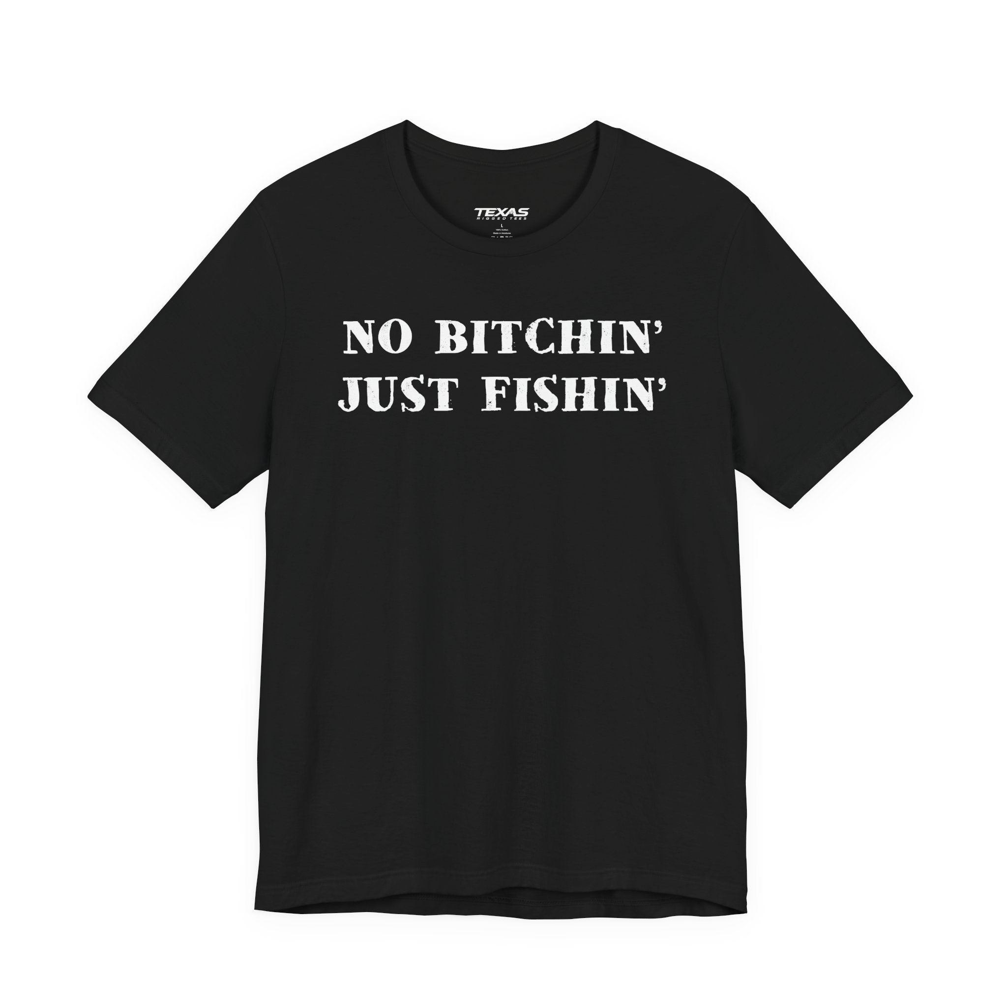 No Bitchin’, Just Fishin’ — Unisex Cotton Tee