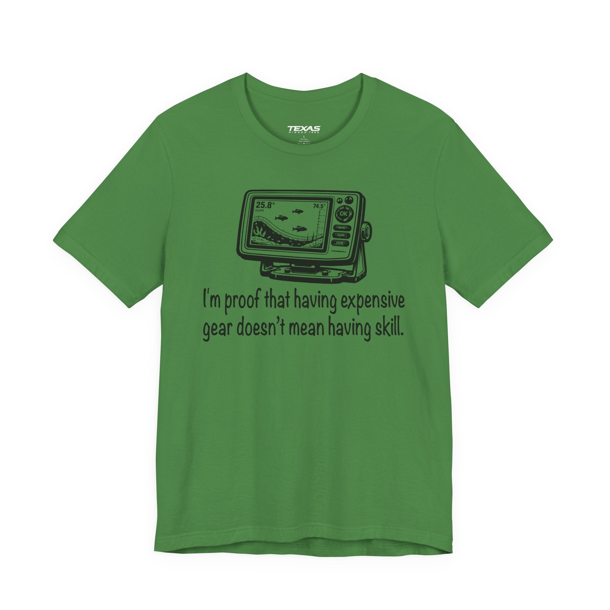 I'm proof that having expensive gear doesn't mean having skill — Unisex Cotton Tee