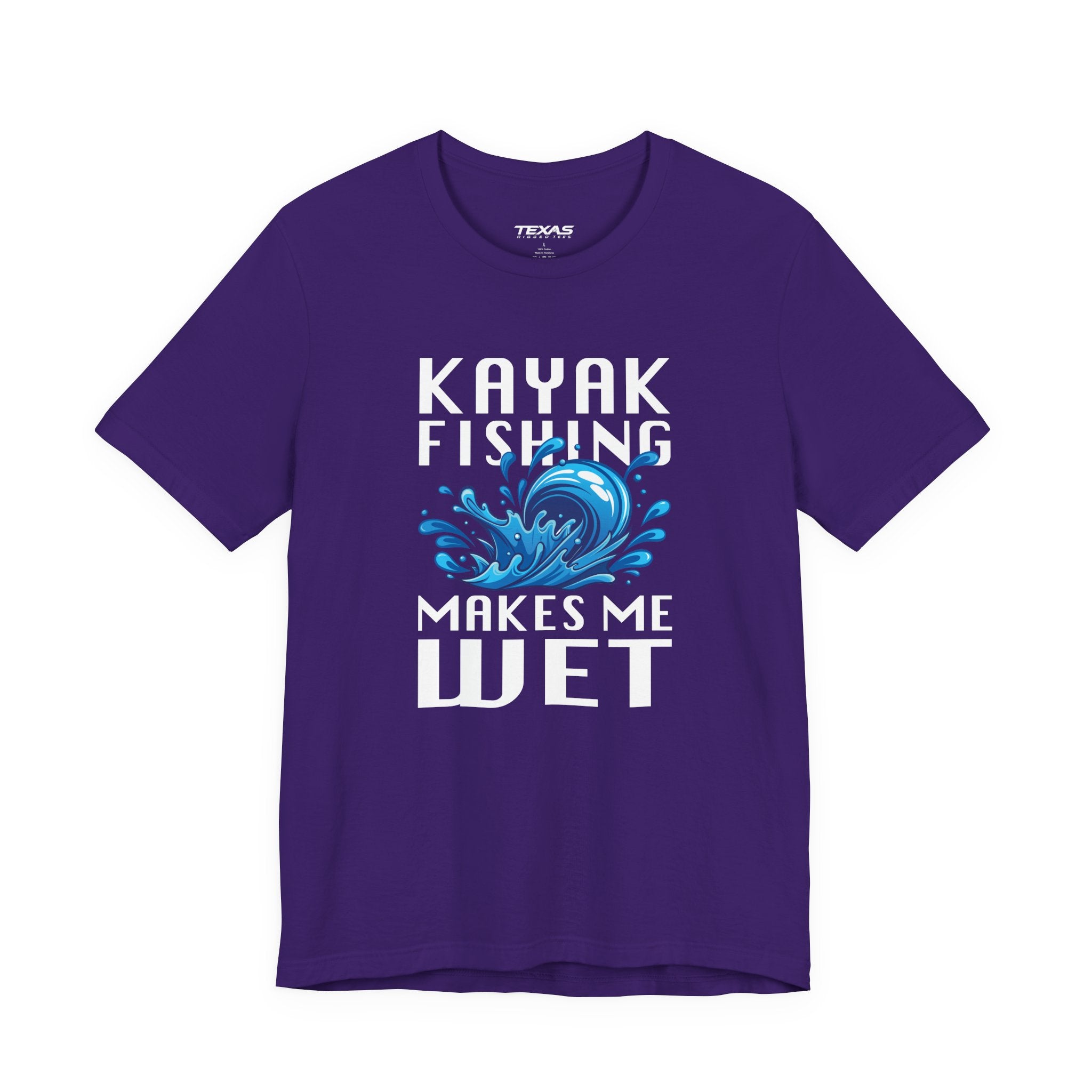 Kayak Fishing Makes Me Wet — Unisex Cotton Tee