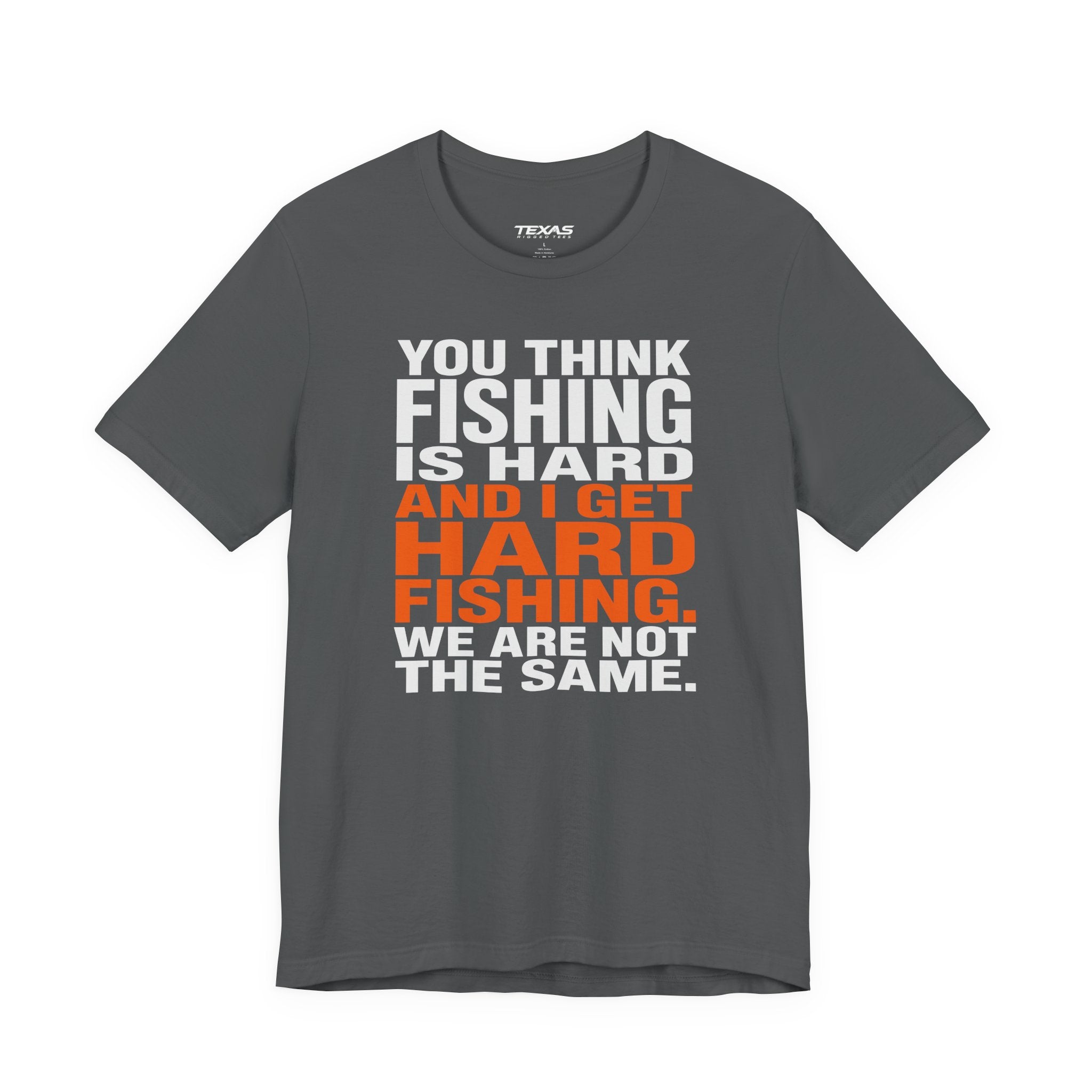 Hard Fishing — Unisex Cotton Tee
