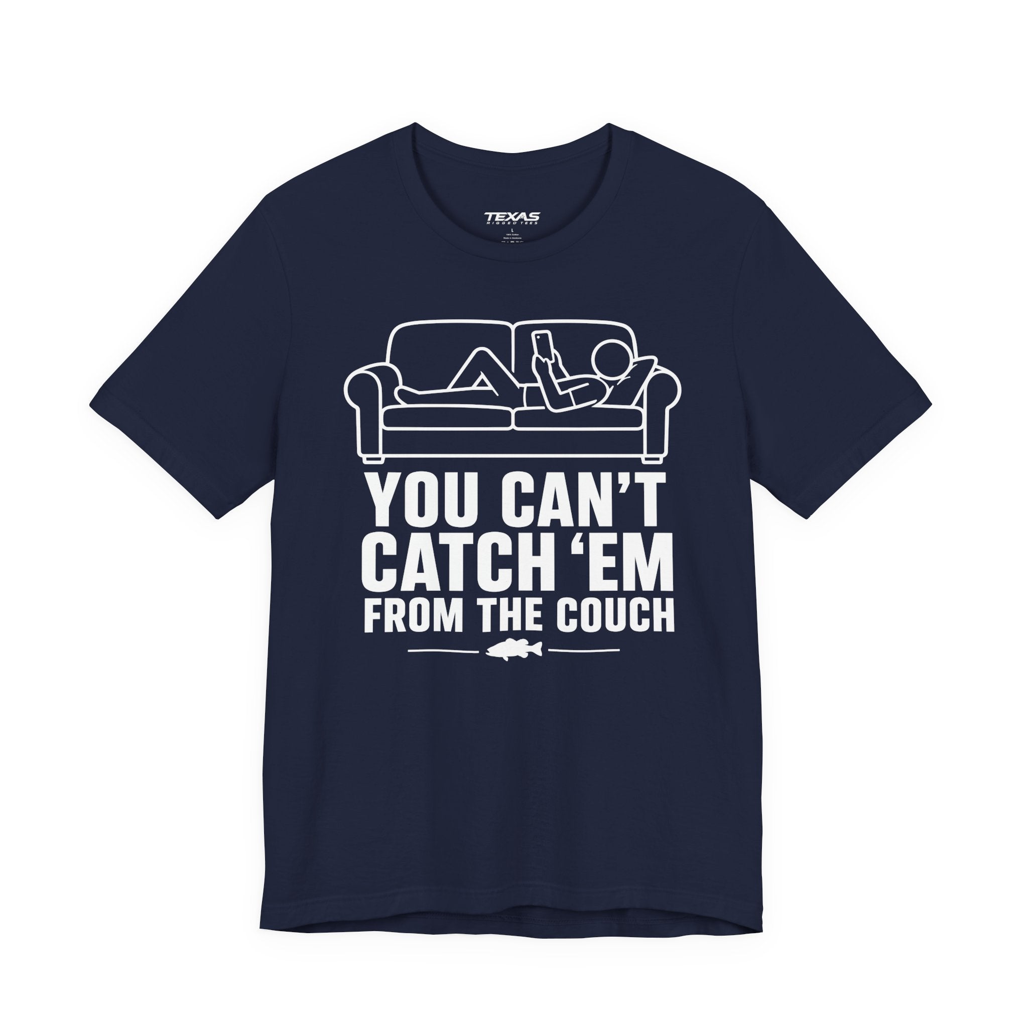 You Can’t Catch Them From the Couch — Unisex Cotton Tee
